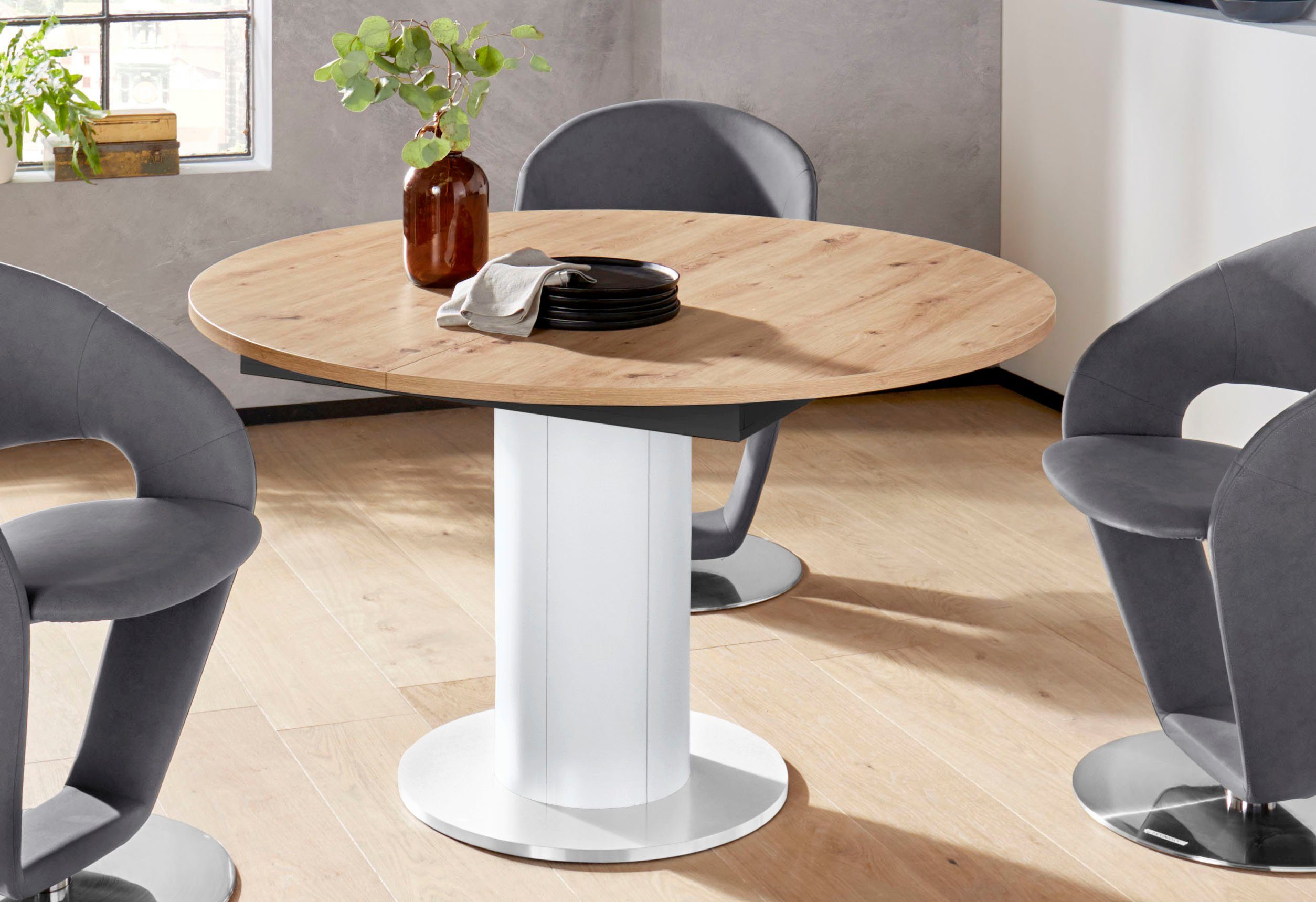 Mäusbacher Eettafel ronde, onderstelkolom