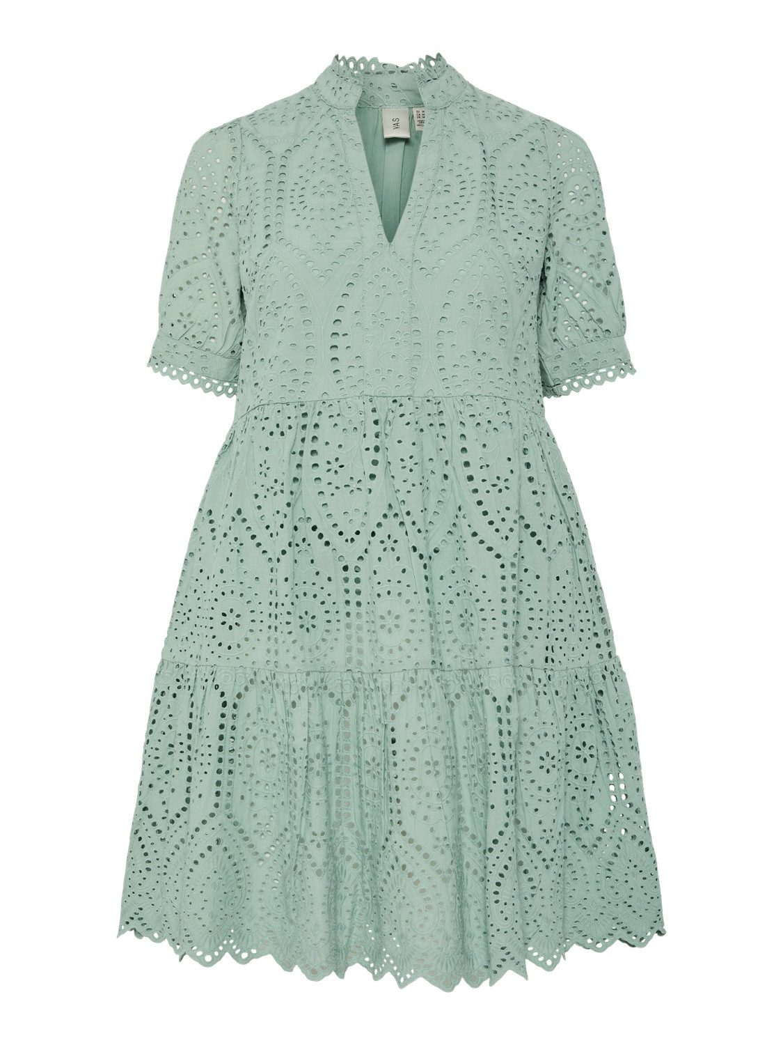 Y.A.S Blousejurk YASHOLI SS DRESS S. NOOS dames blousejurken maat XXL (44) groen