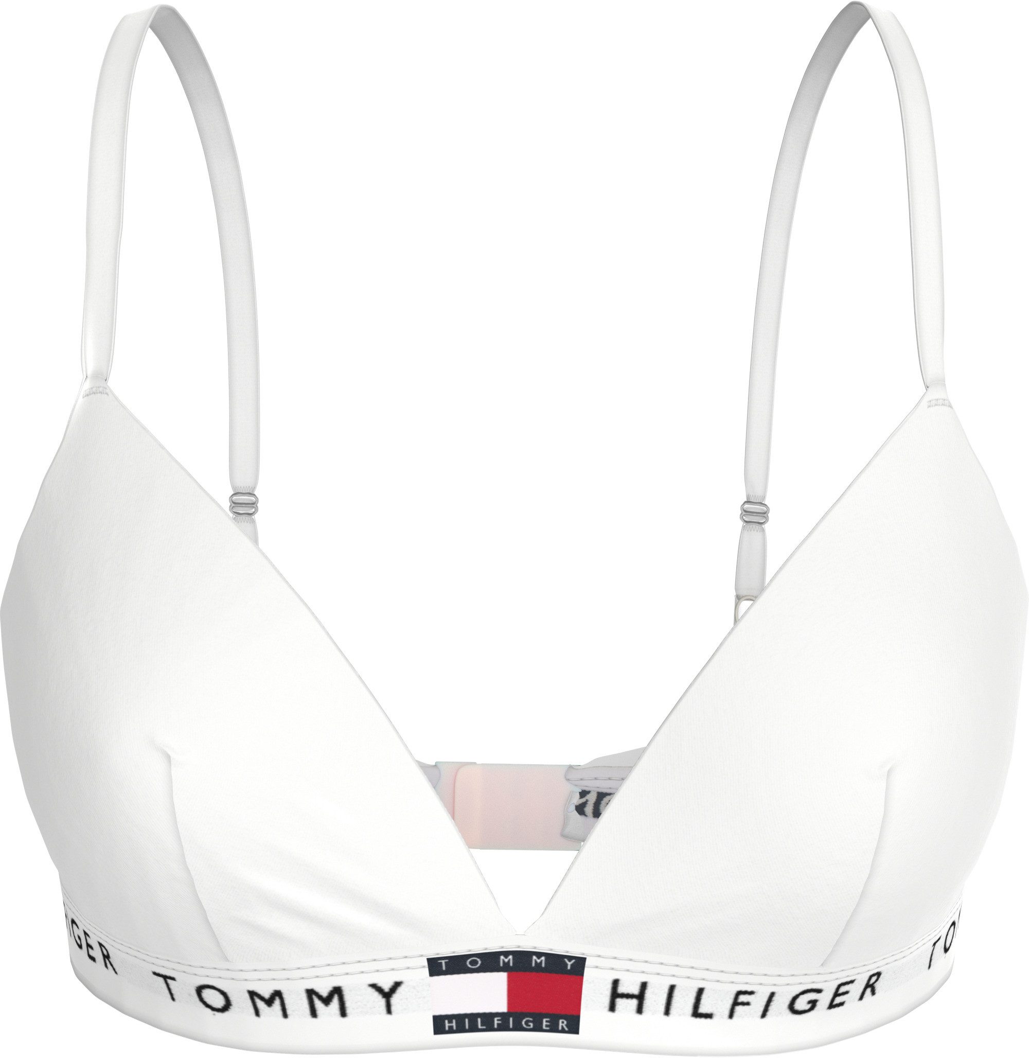 Tommy Hilfiger Underwear Triangel-bh RP TRIANGLE (EXT. SIZE) in grote maten, met logo