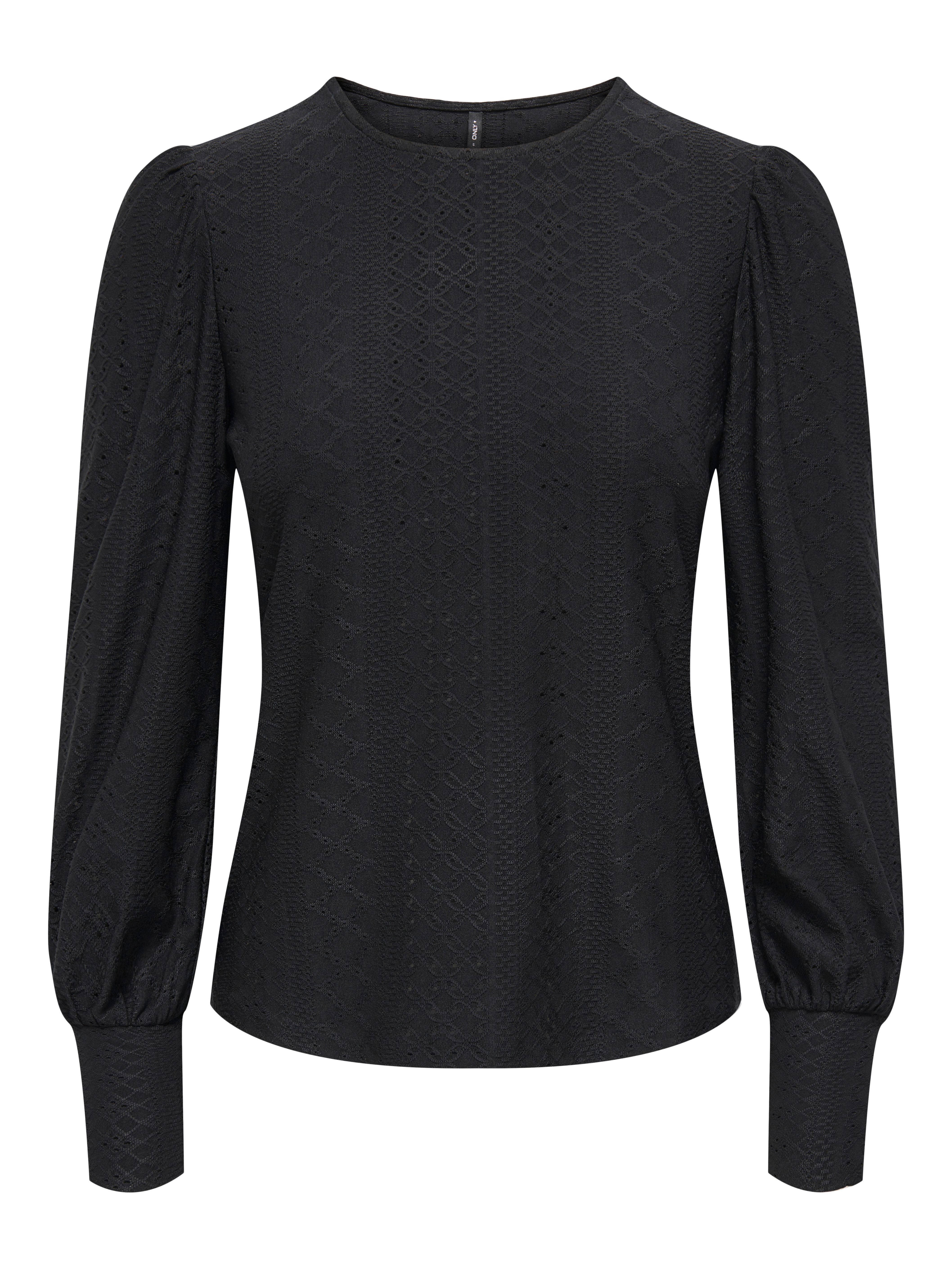 Only Shirt ONLSANDRA L S PUFF TOP JRS NOOS