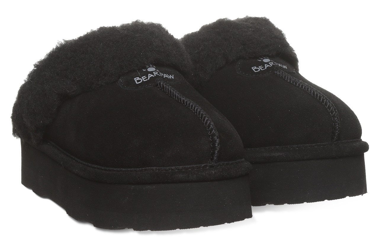 Bearpaw Pantoffels RETRO PLATFORM LOKI , mules, clog, slides met plateauzool