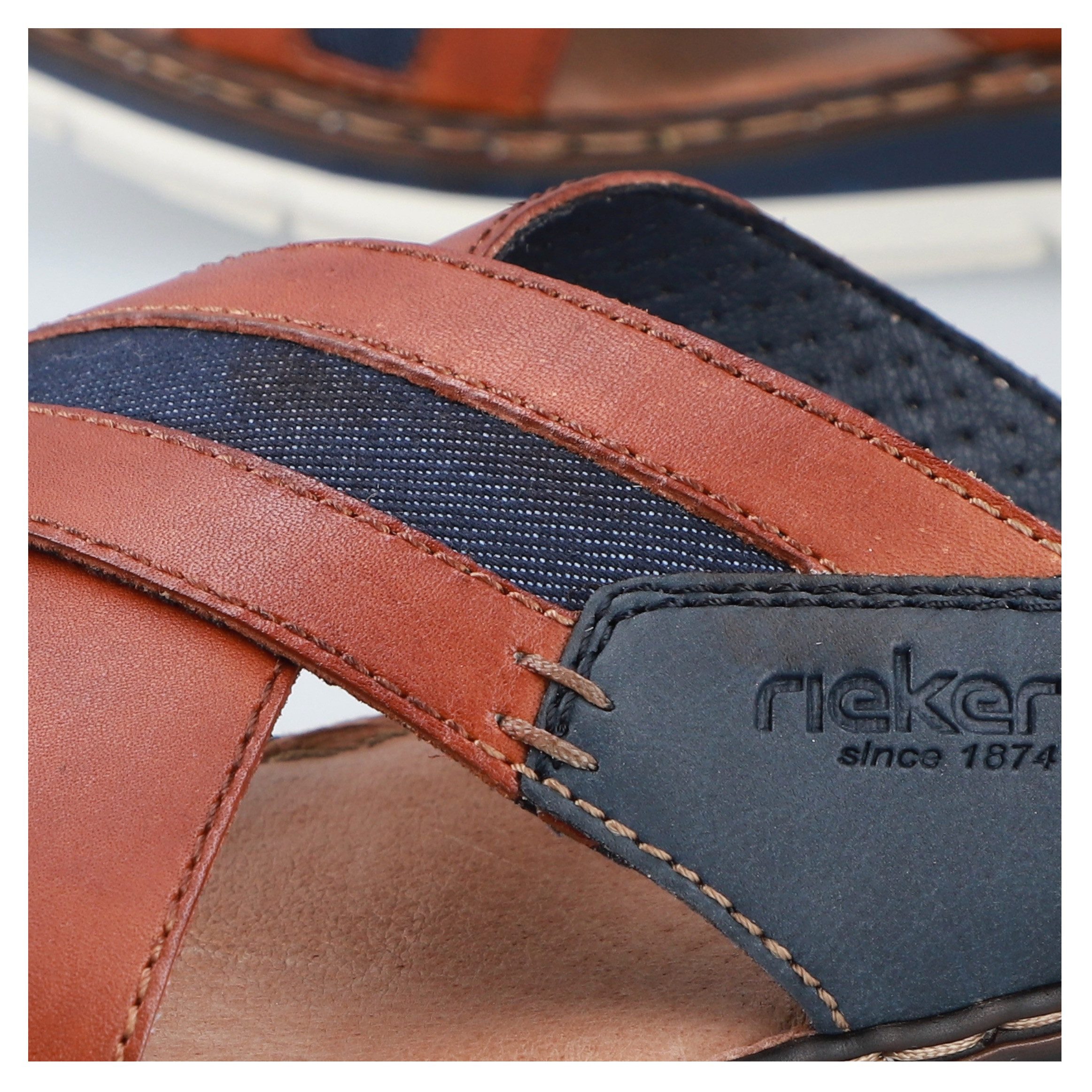Rieker Slippers , zomerschoen, strandschoen, huisschoen met zachte binnenzool