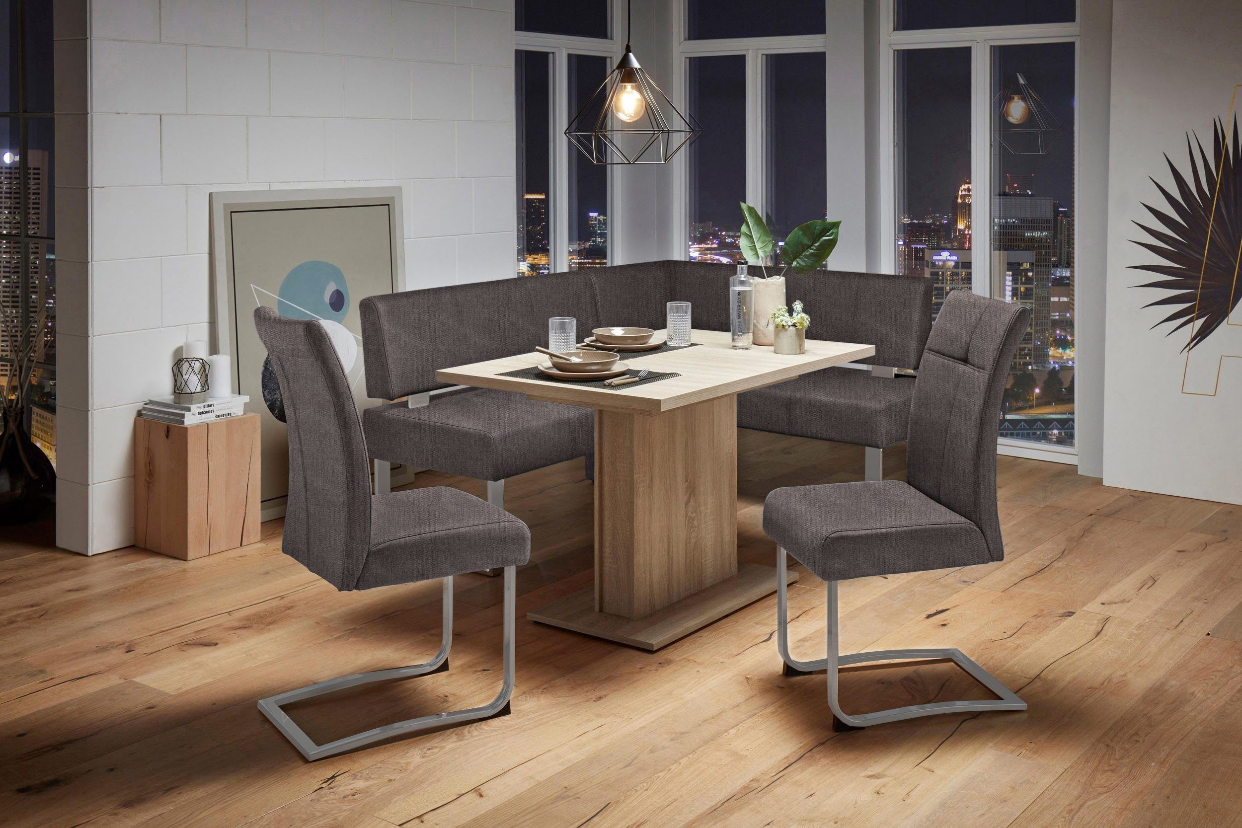 Home affaire Vrijdragende stoel RAB Bekleding in verschillende kwaliteiten, maximaal vermogen 120 kg (set, 2 stuks)