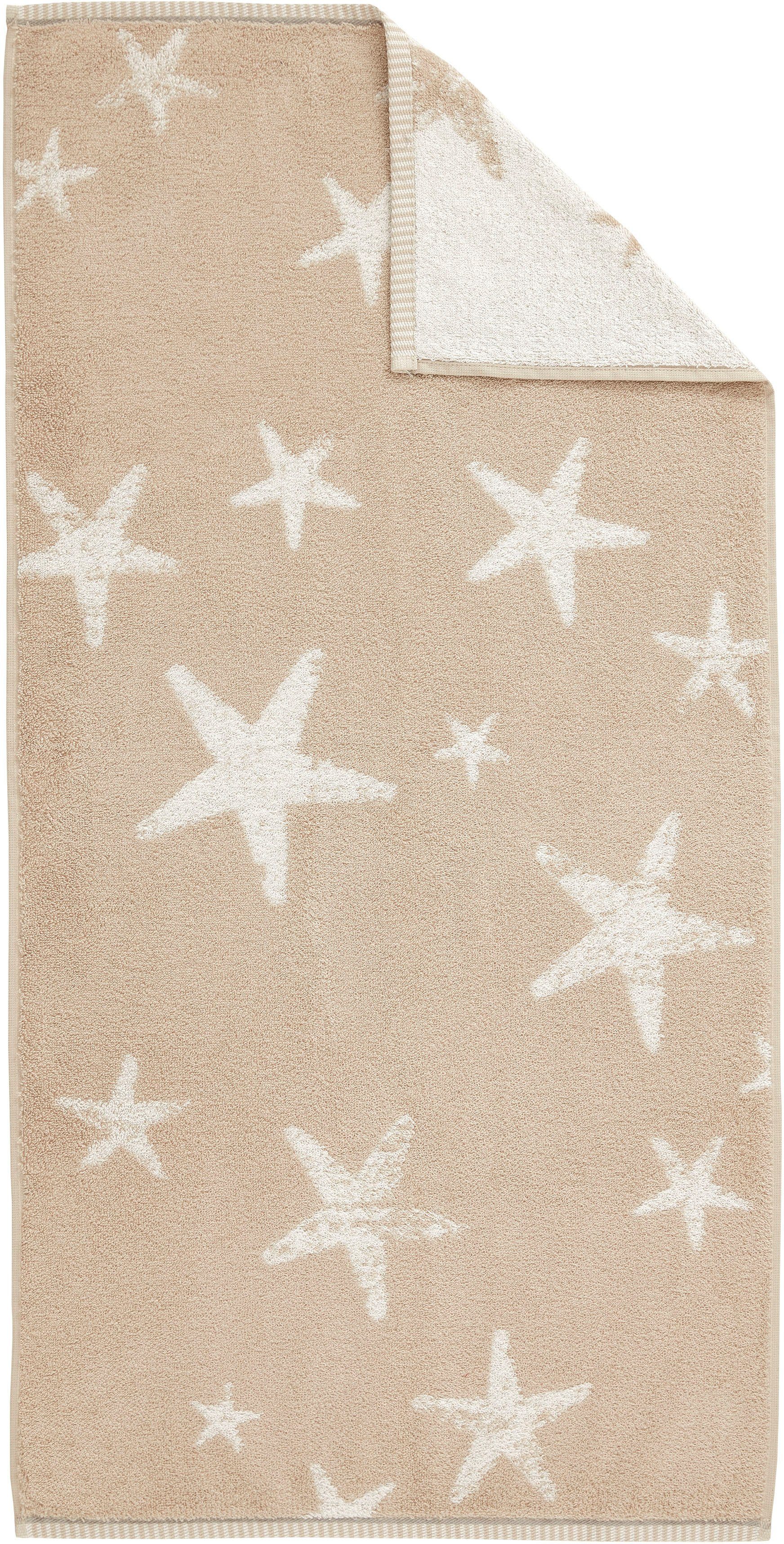 Dyckhoff Handdoekenset Maritim, Starfish 2 handdoeken (50x100 cm), 1 douchehanddoek (70x140 cm) (set, 3-delig)