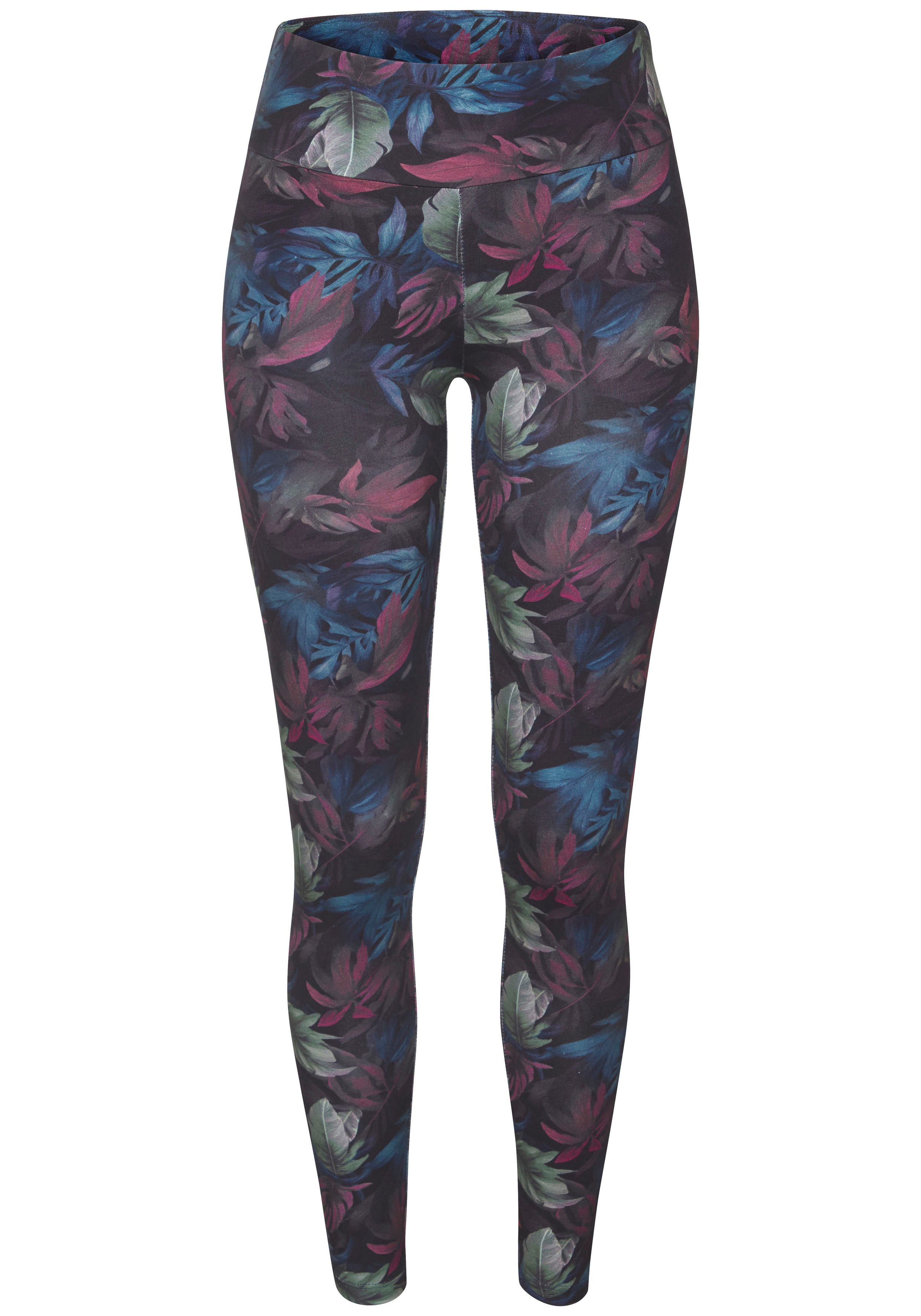 active by Lascana Legging met bloemenprint