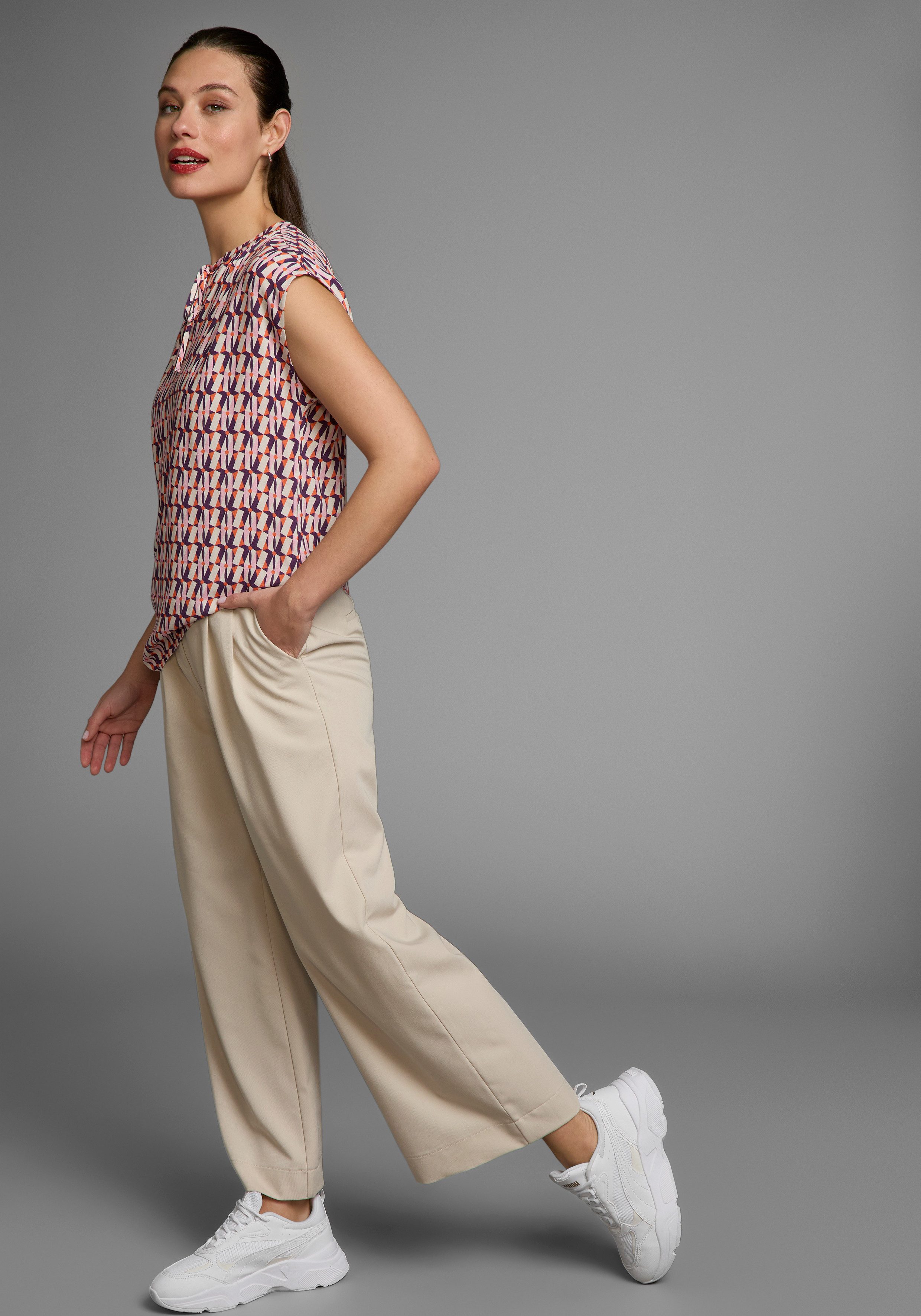 HECHTER PARIS Top met strikdetail