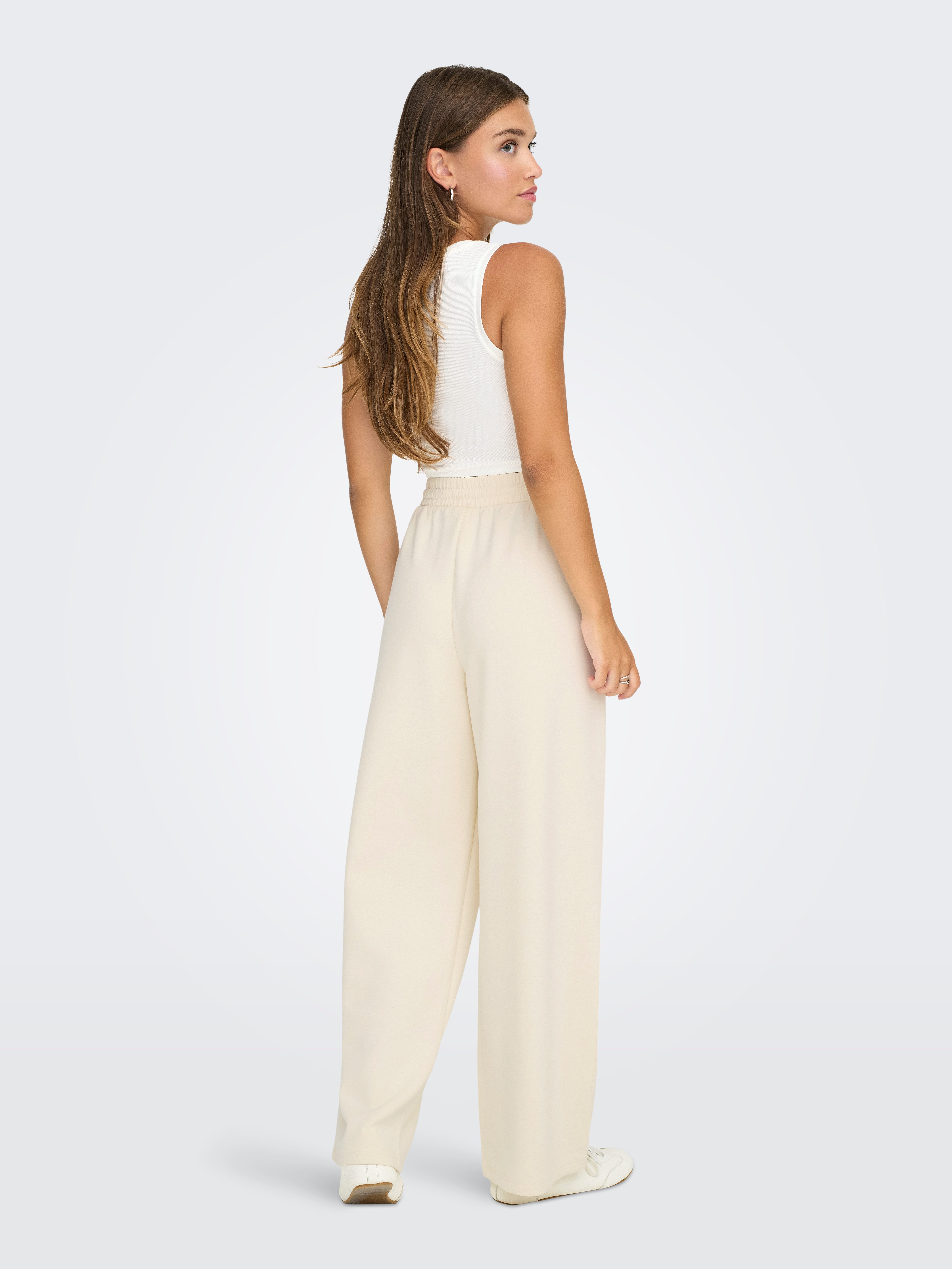 Only Trainingsbroek ONLSCARLETT WIDE PANT SWT NOOS