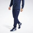 reebok sportbroek training essentials woven cuffed pants blauw