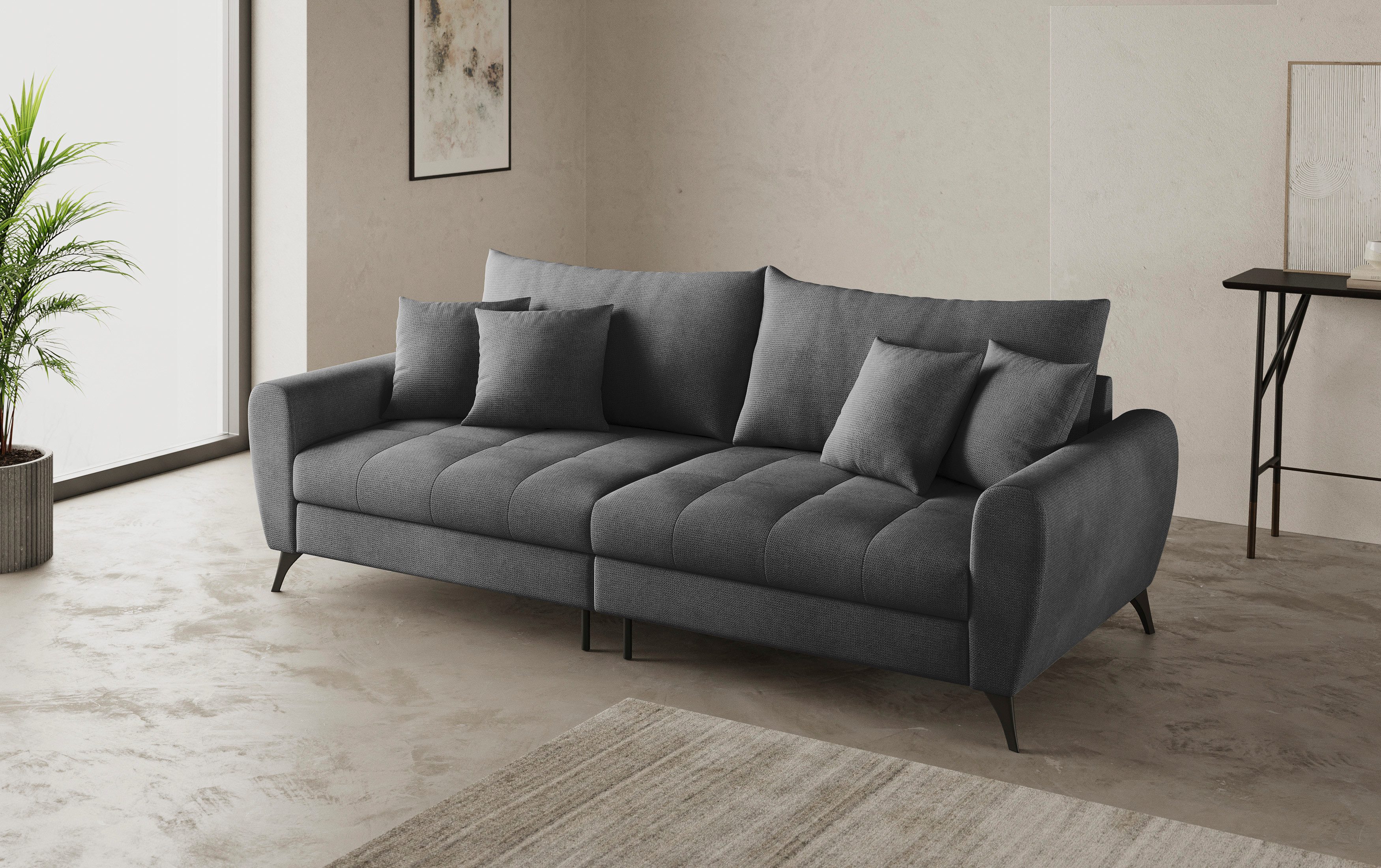 Mr. Couch Megabank Blackburn II Optioneel met koudschuimvering tot 140 kg belastbaar