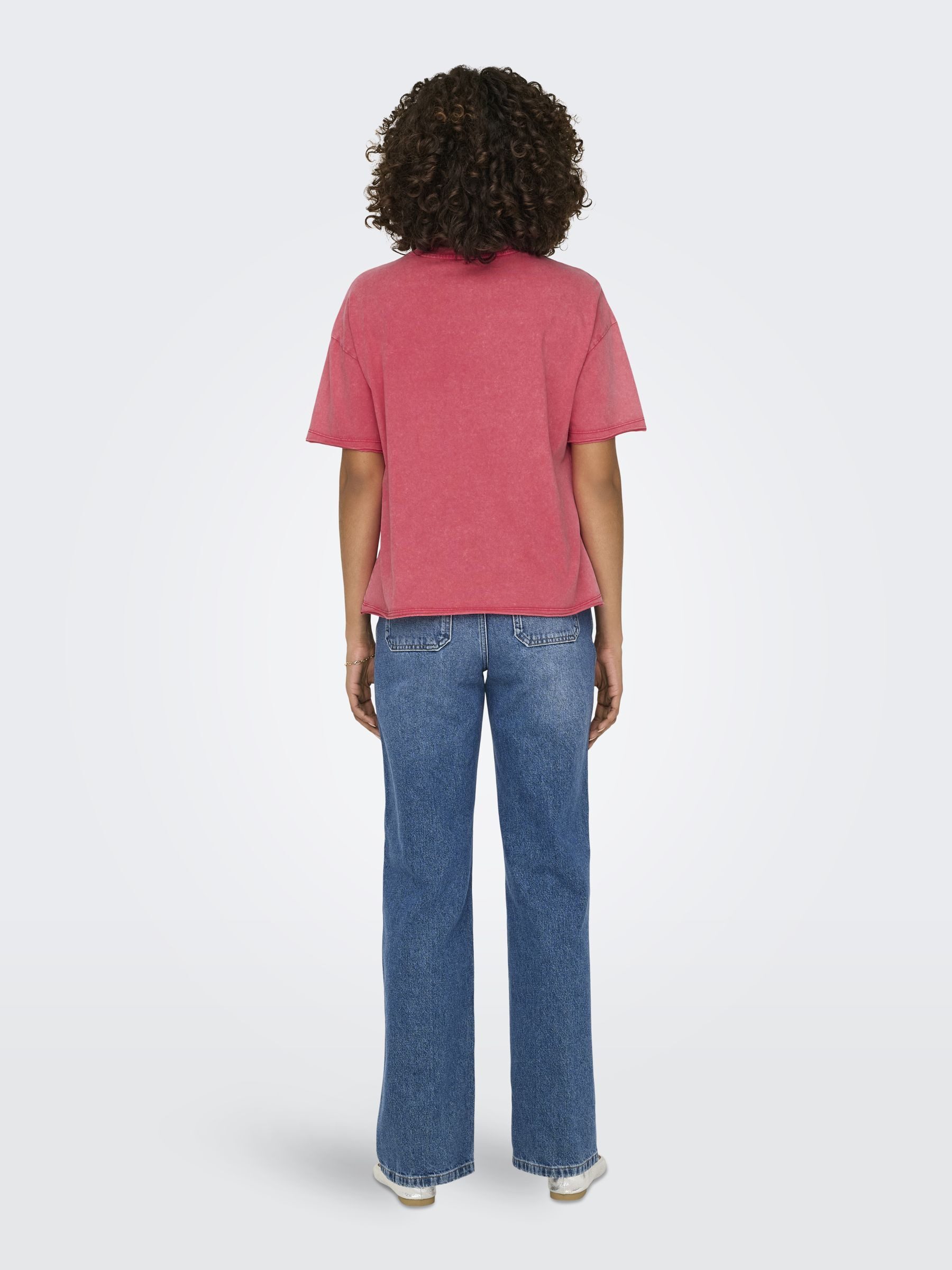 Only Shirt met korte mouwen ONLKINNA S/S FRUIT TOP BOX JRS