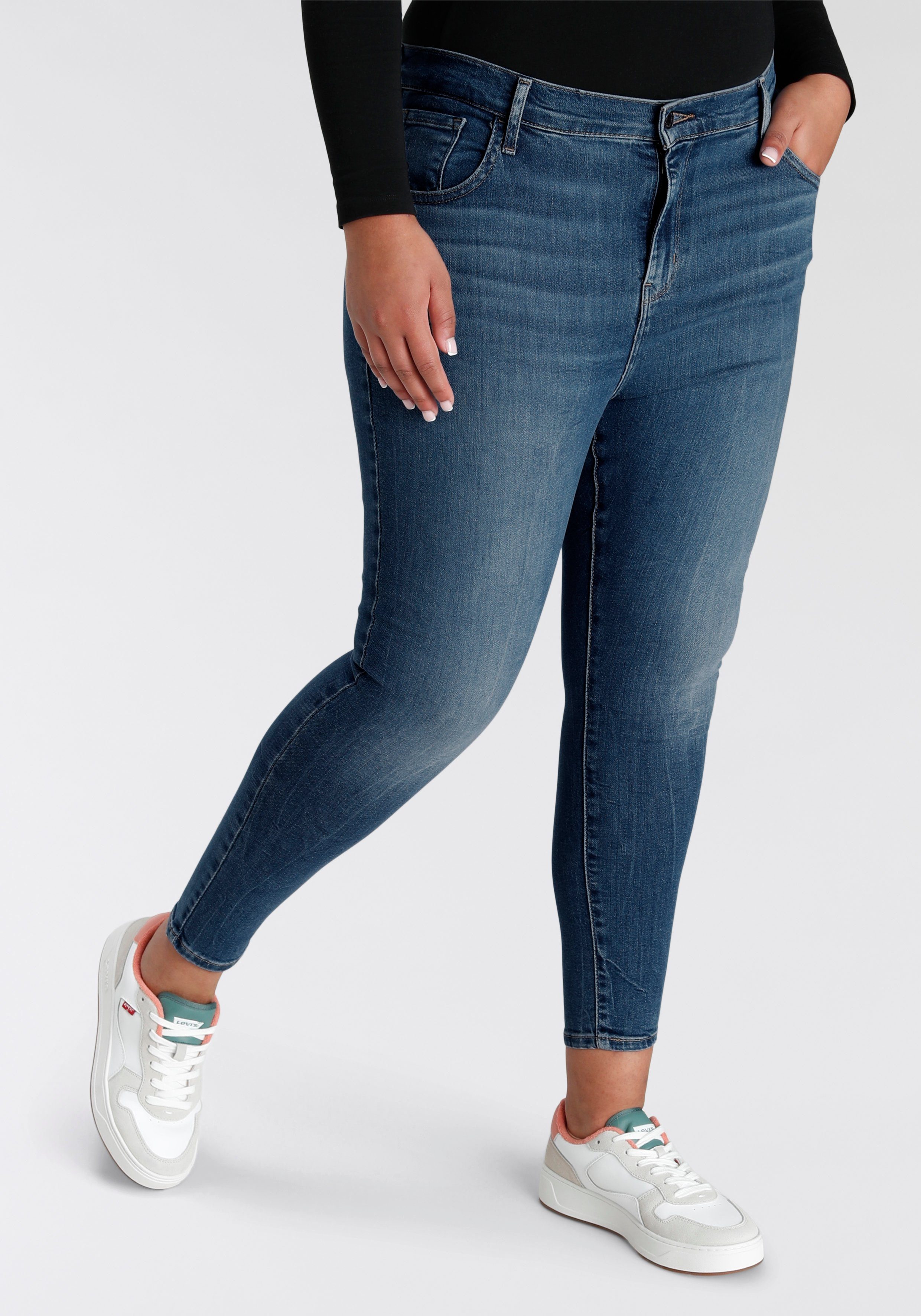 Levi's® Plus Skinny fit jeans 720 High-Rise met hoge taille