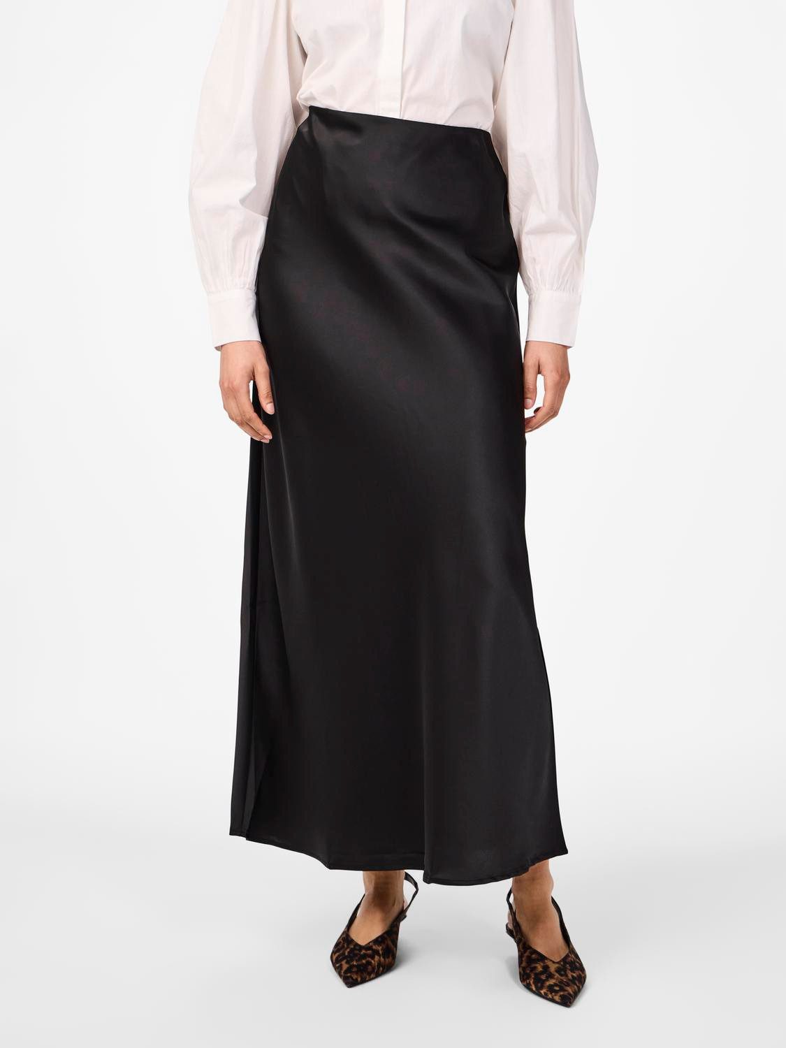 Y.A.S Zwarte Maxi Rok Yaspella Stijl Black Dames