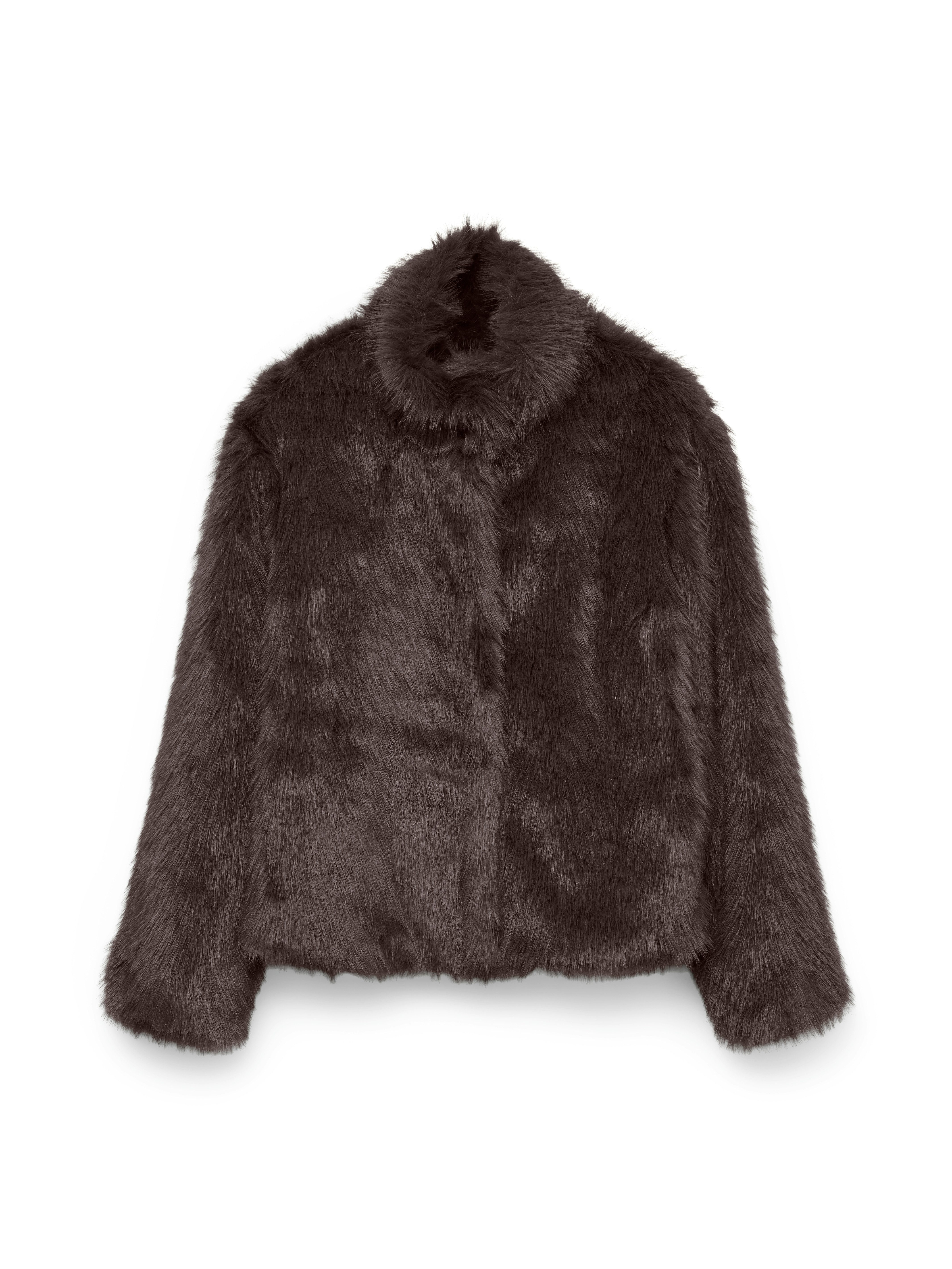 Vero Moda Jack van imitatiebont VMMONROE SHORT JACKET NOOS