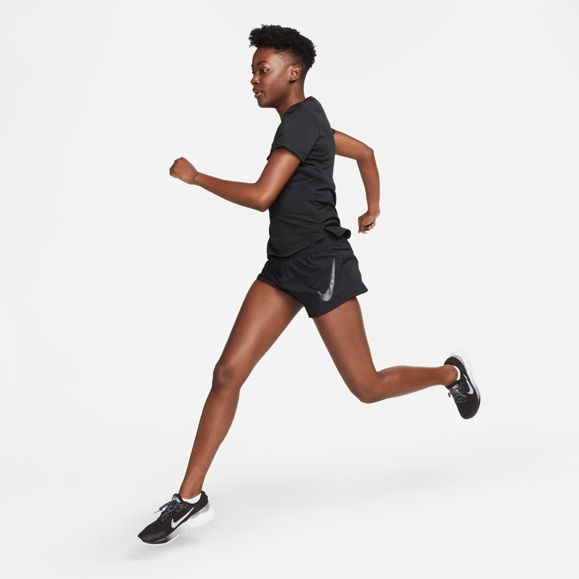 Nike Runningshort DRI-FIT ONE SWOOSH WOMEN'S MID-RISE RUNNING SHORTS