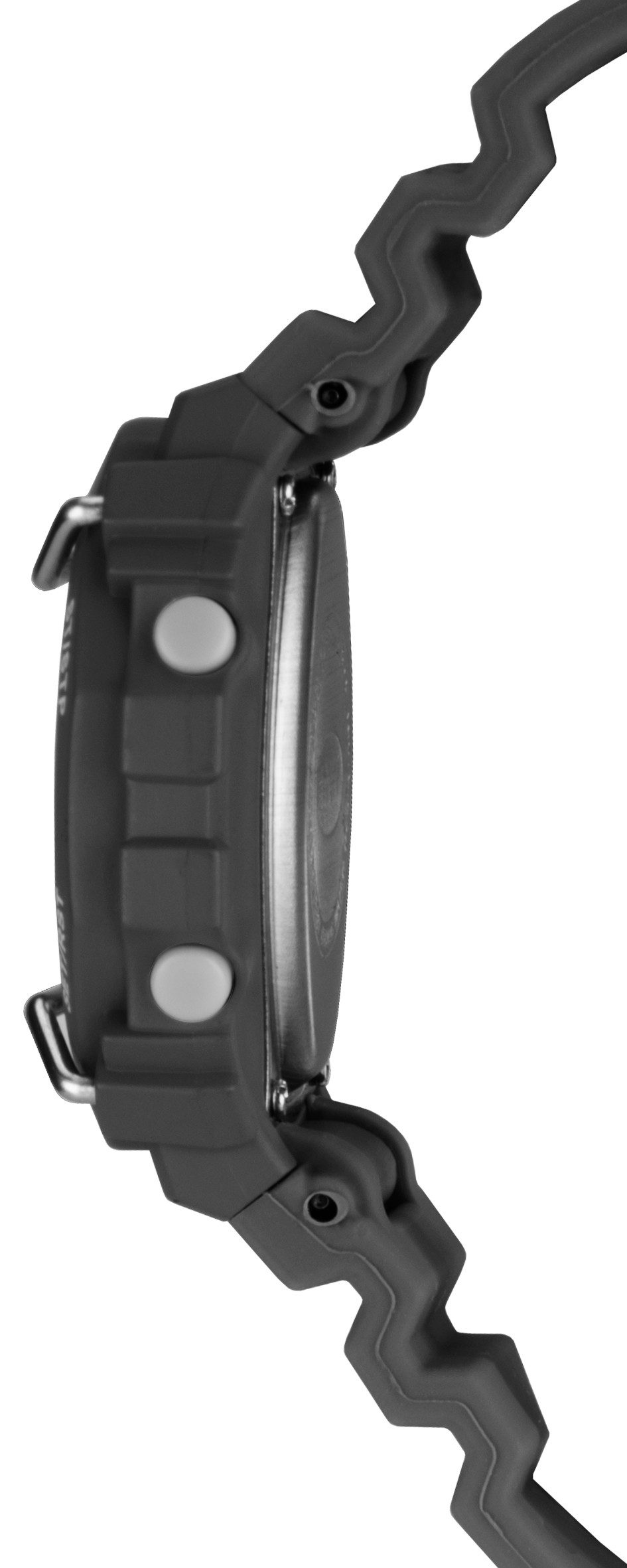 SINAR Digitale klok Quartzhorloge, polshorloge, herenhorloge, siliconen armband, digitaal, maand, dag