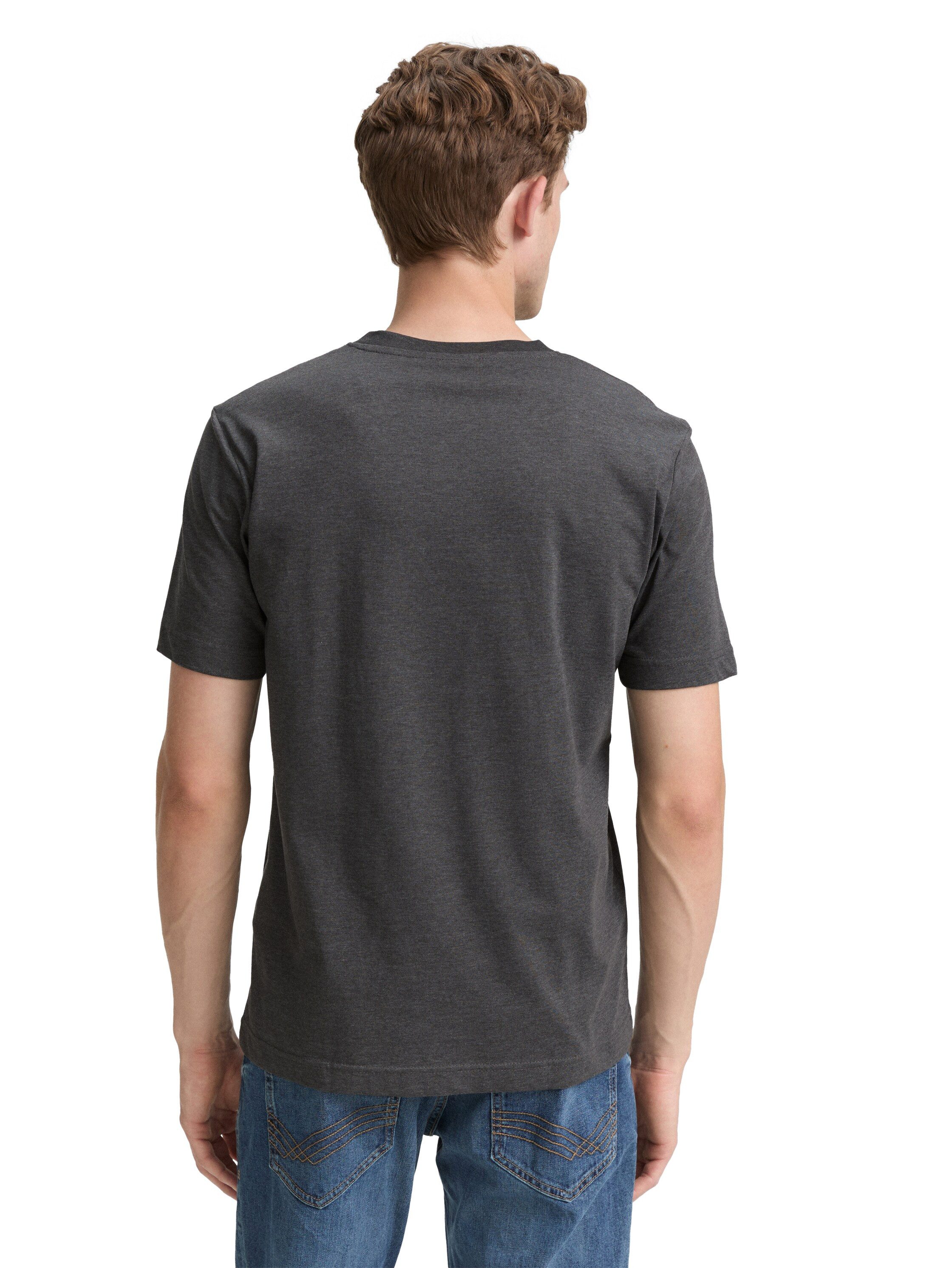 Tom Tailor T-shirt met v-hals, duopack (set, 2-delig)