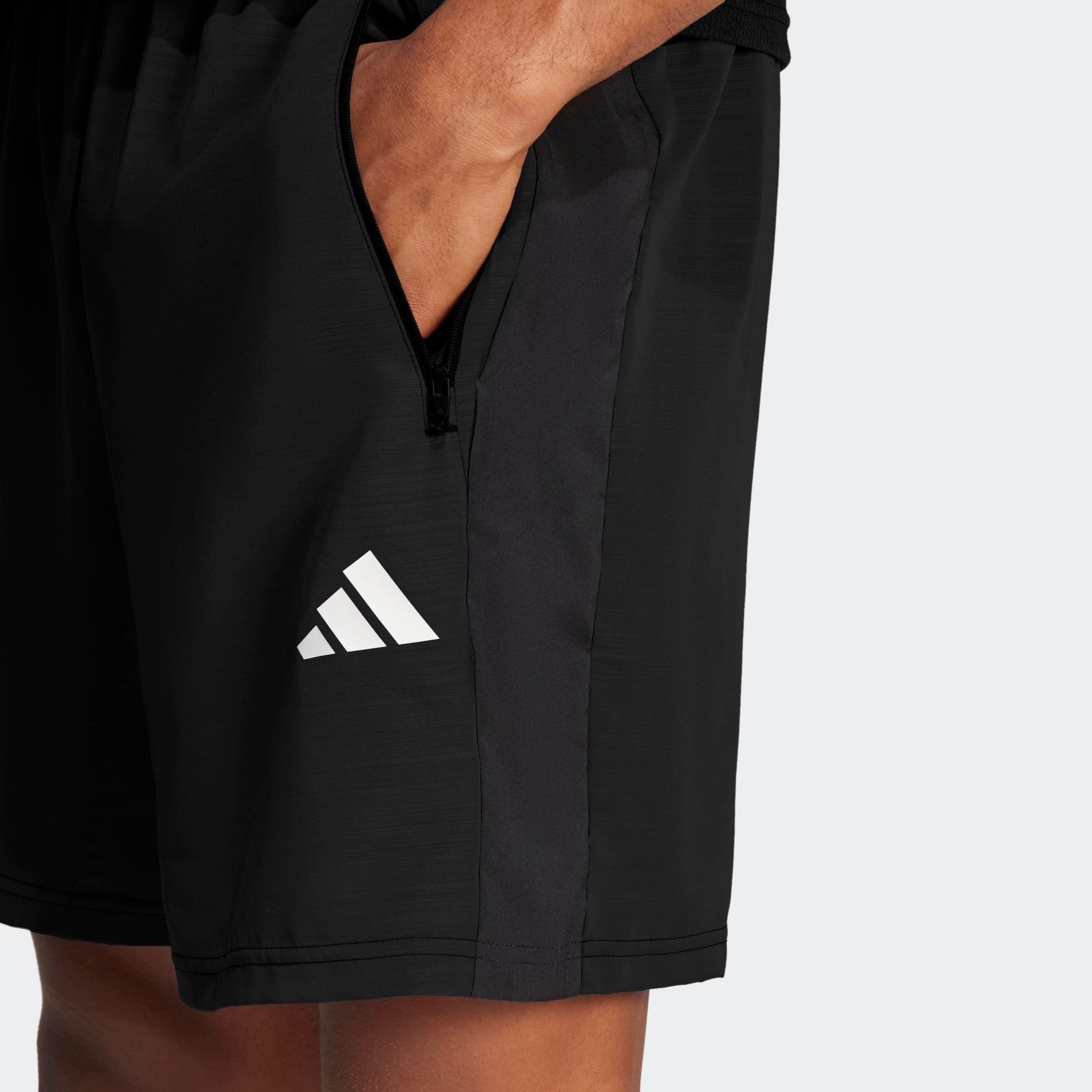 adidas Performance Short TR-ES WV MEL S Trainingsshorts, gemêleerd, licht & ademend (1-delig)