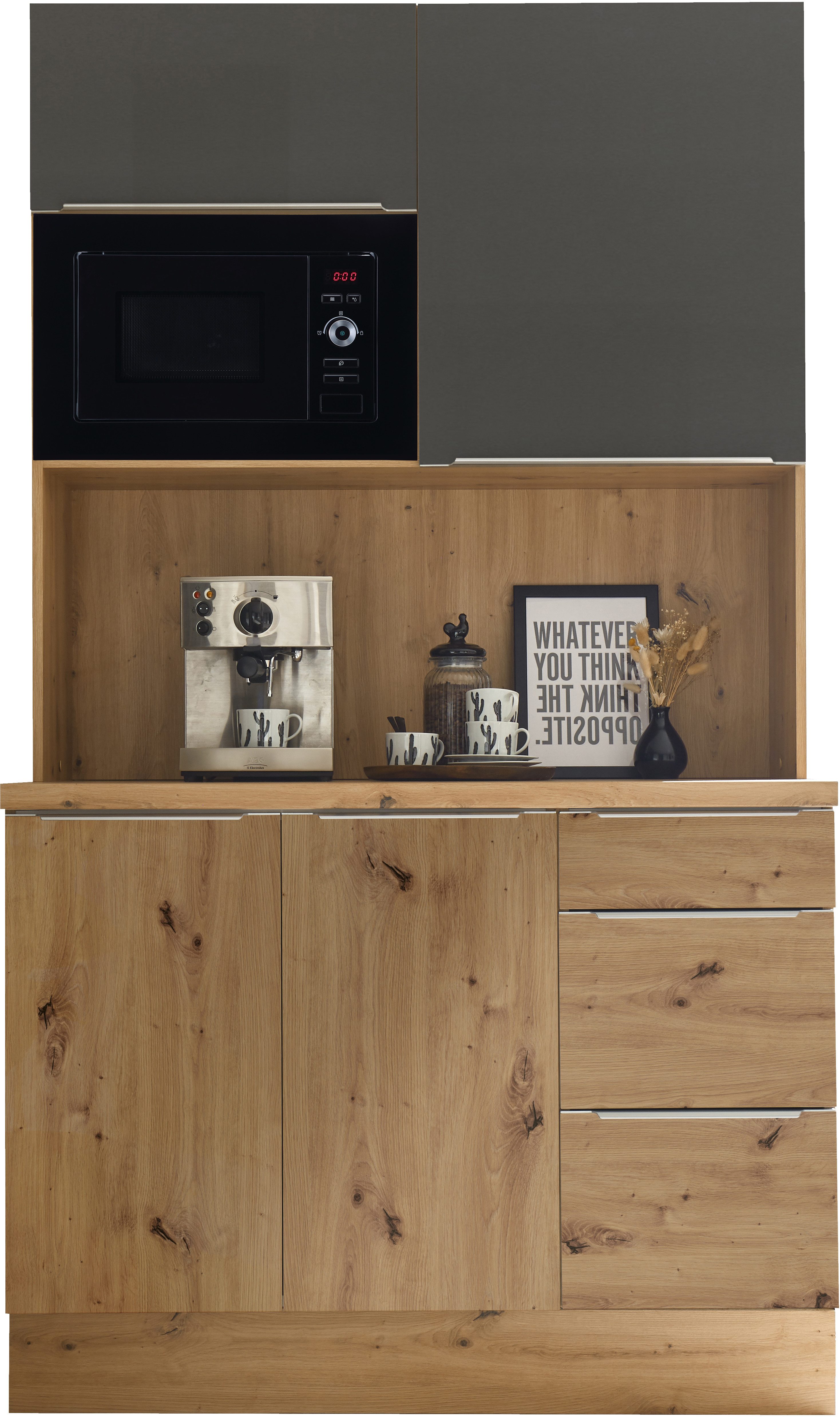 RESPEKTA Buffetkast Safado uit de Marleen serie Breedte 120 cm, met soft-close, in exclusieve configuratie voor OTTO buffetkasten grijs
