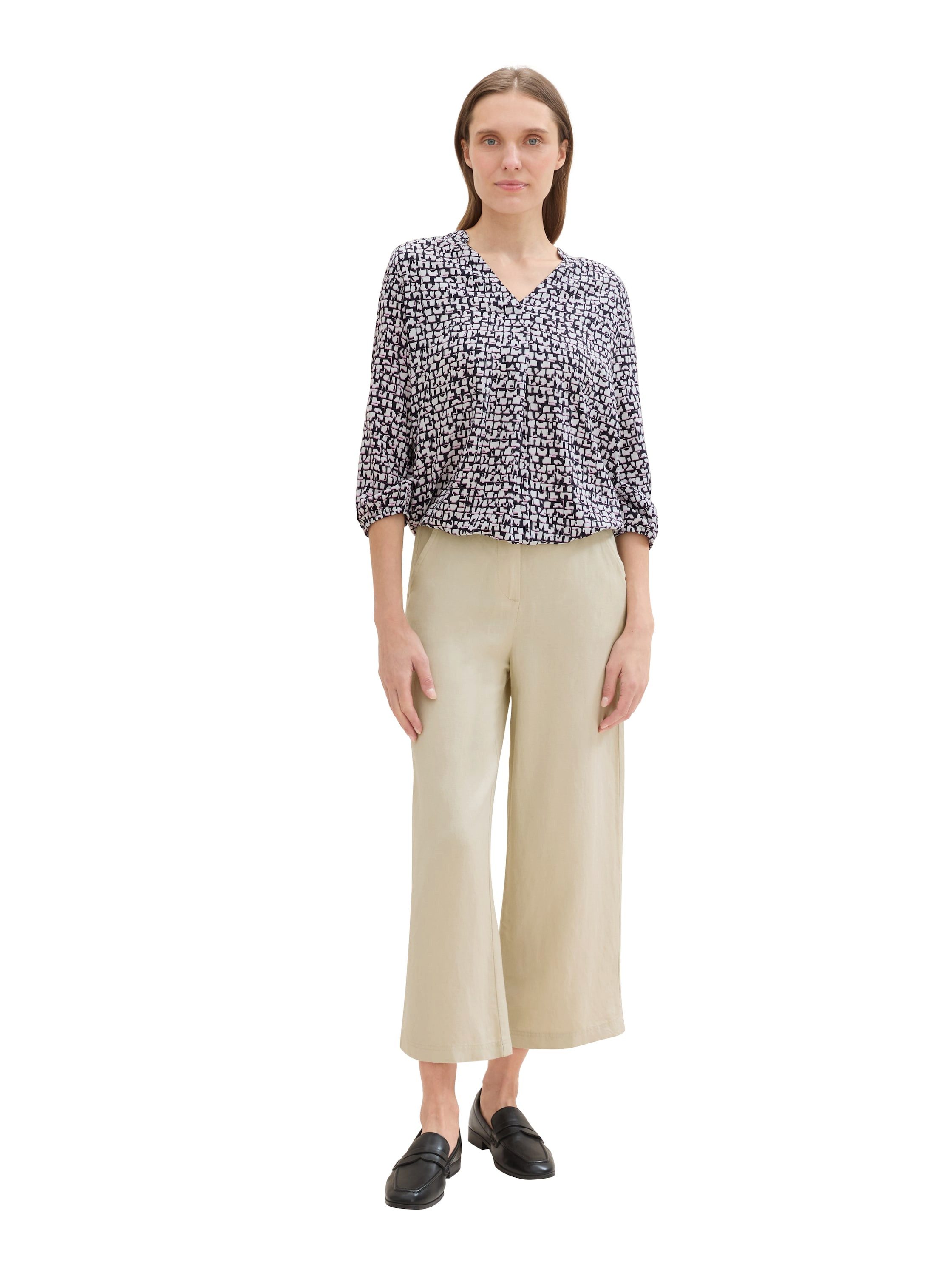 Tom Tailor Blouse met lange mouwen met livaeco by birla cellulose(tm)