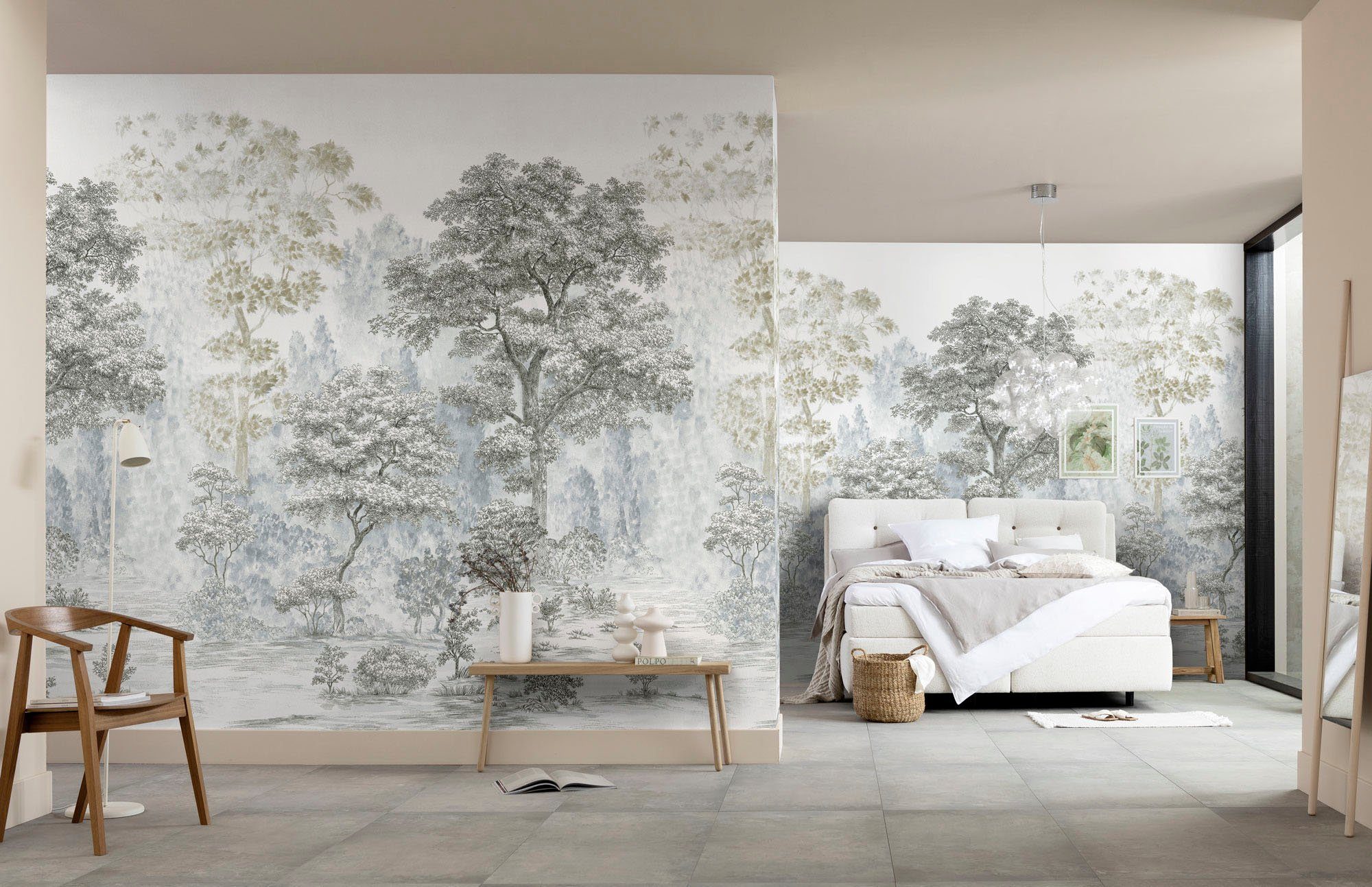 Komar Vliesbehang Digitale print vlies - Rising Roots - Afmeting 200 x 250 cm (1 stuk)