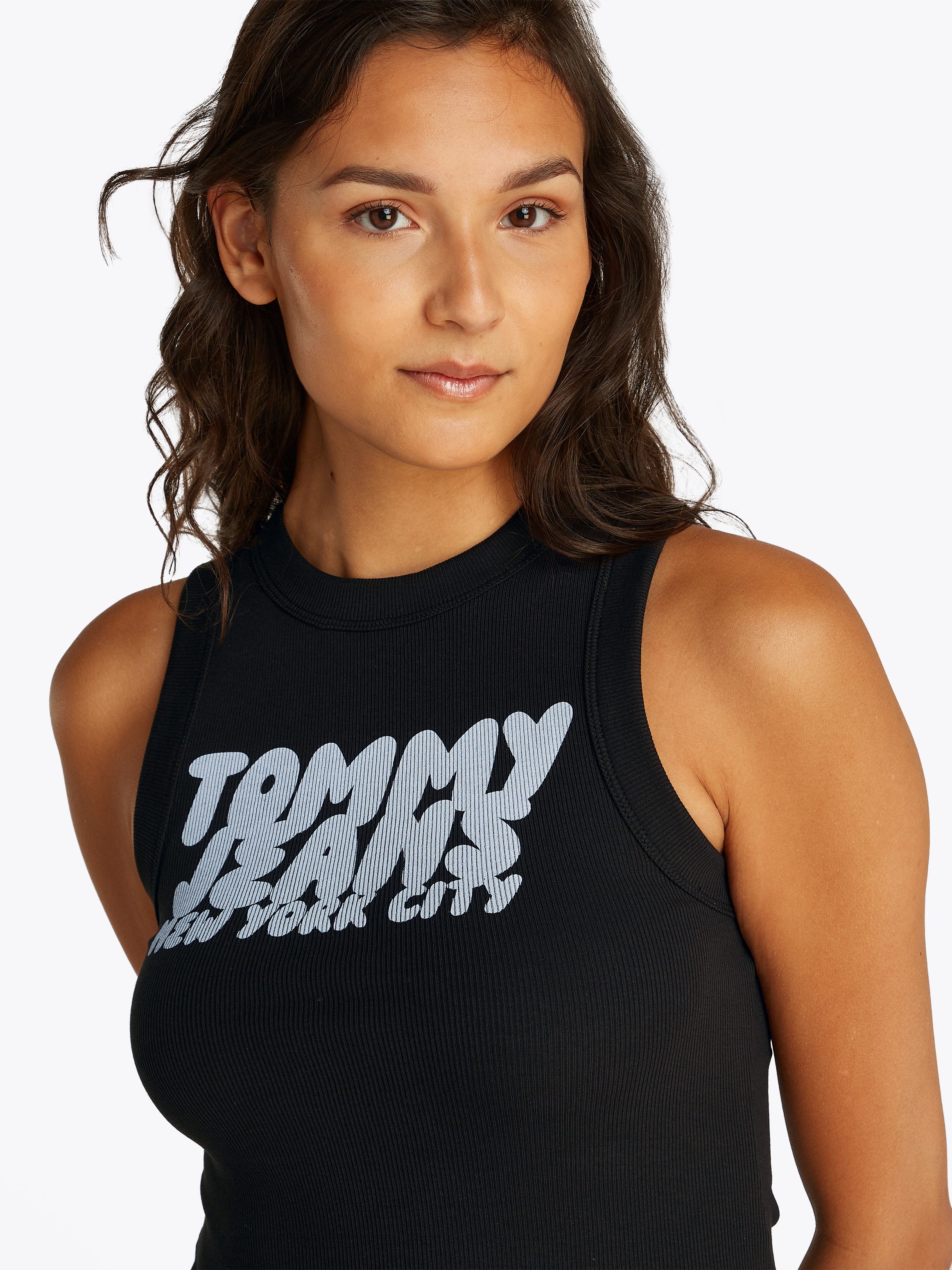 TOMMY JEANS Tanktop TJW SLIM SH TJ BUBBLE TANK