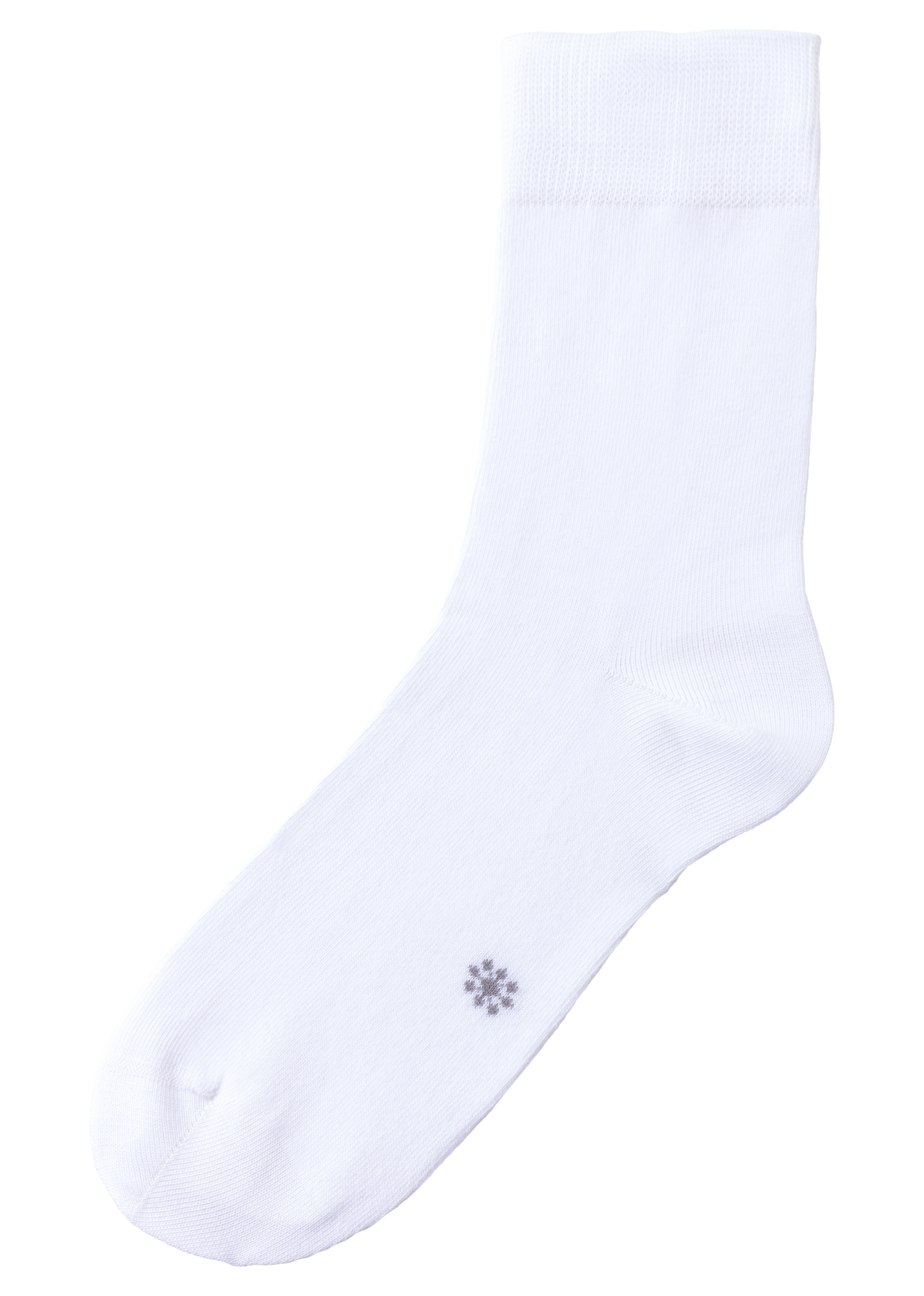 H.I.S Basic sokken met ingebreide symbolen (set, 10 paar)