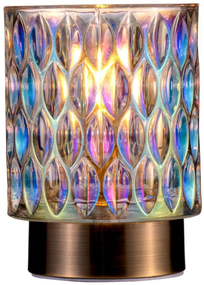 Pauleen Tafellamp Clear Glamour E14, op batterijen, timerfunctie, windlicht (1 stuk)