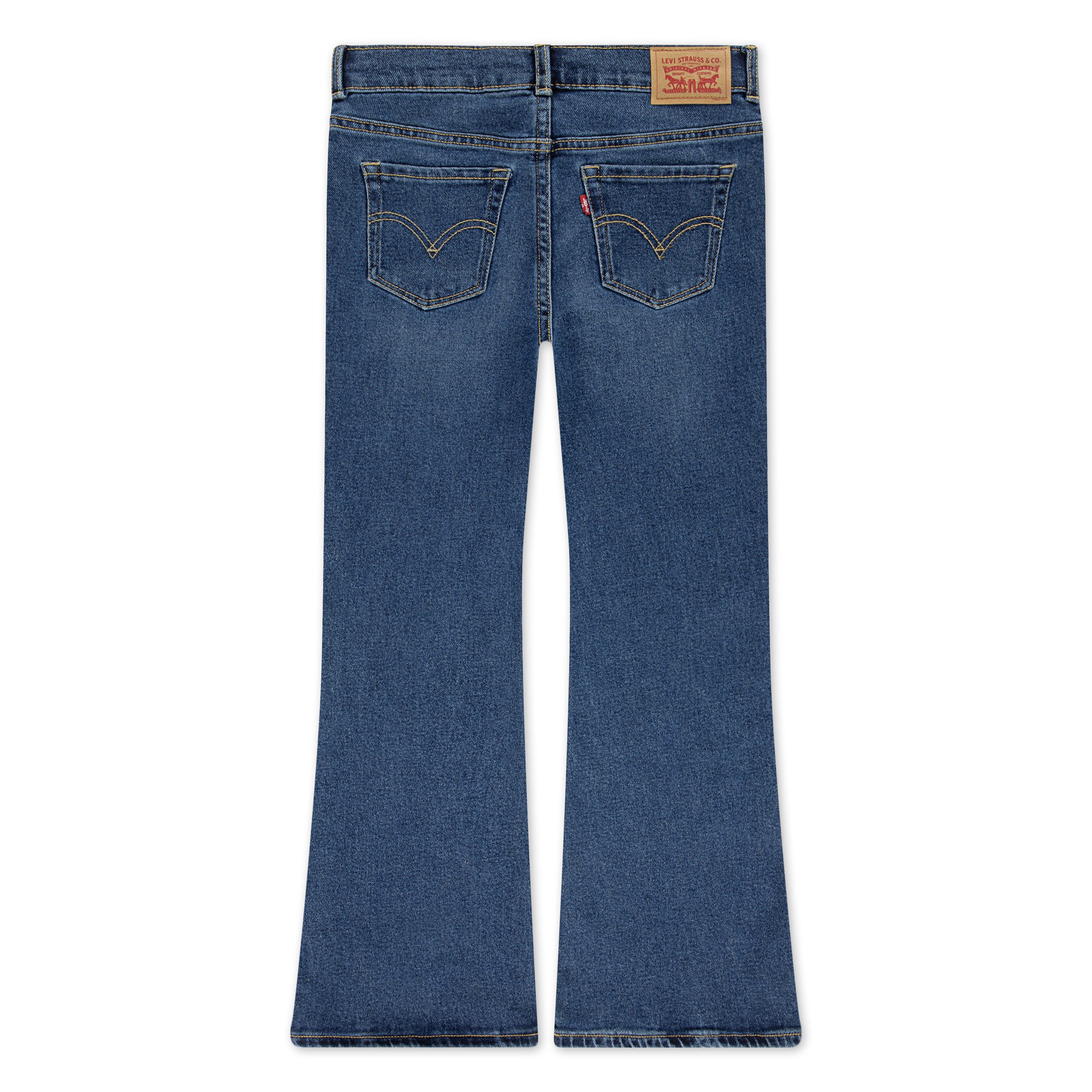 Levi's Kidswear Bootcut jeans LVG BAGGY FLARE Flared, destroyed effecten voor meisjes