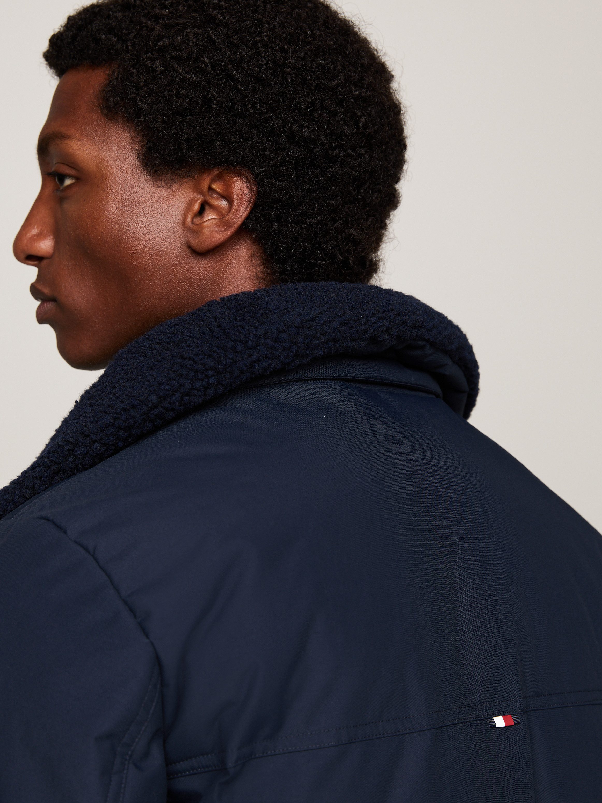 Tommy Hilfiger Parka ROCKIE UTILITY HOODED JACKET Afneembare capuchon met koord 2-weg rits