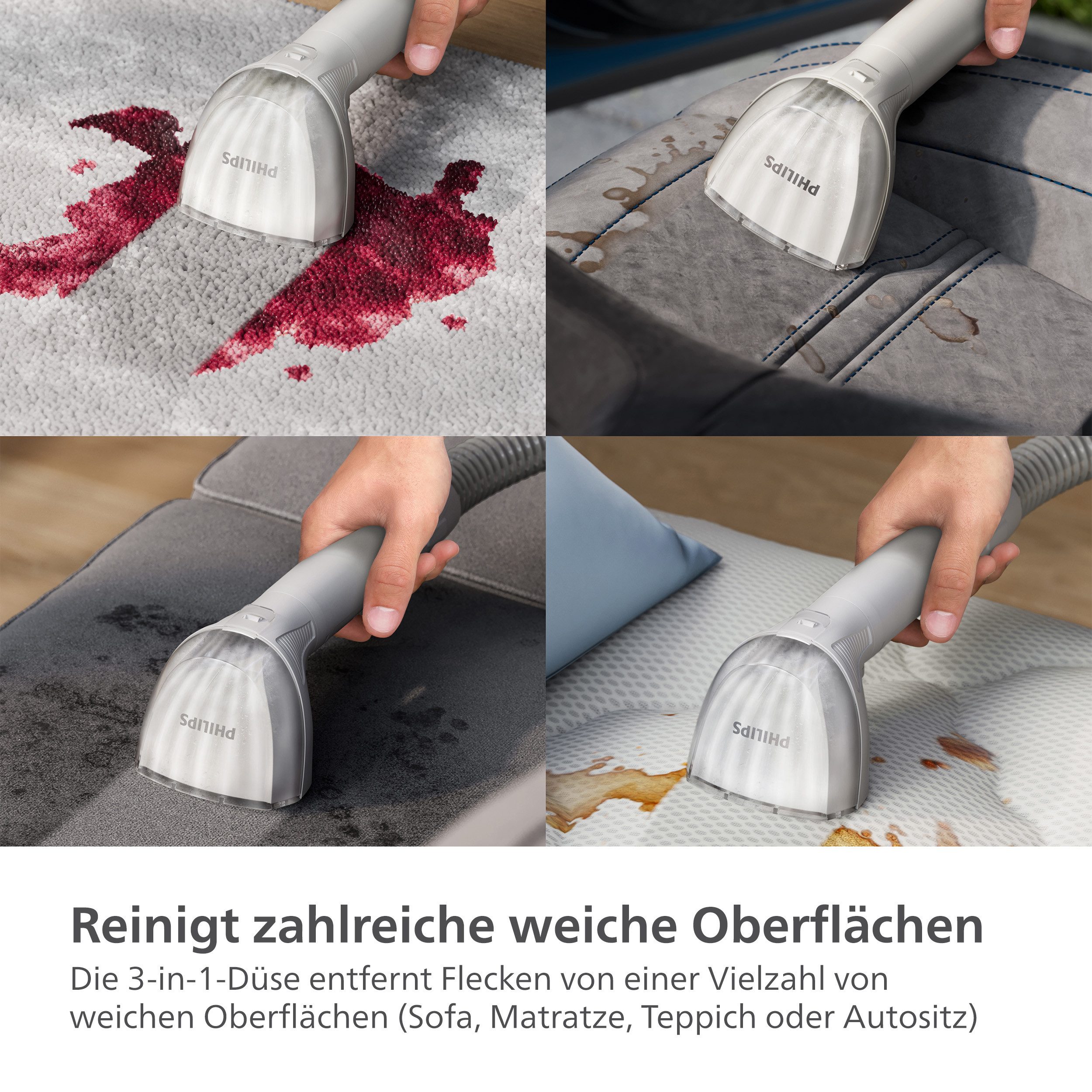 Philips Waszuiger XW3193/11 3000 Series mit 2 Bürsten unterschiedlicher Größe