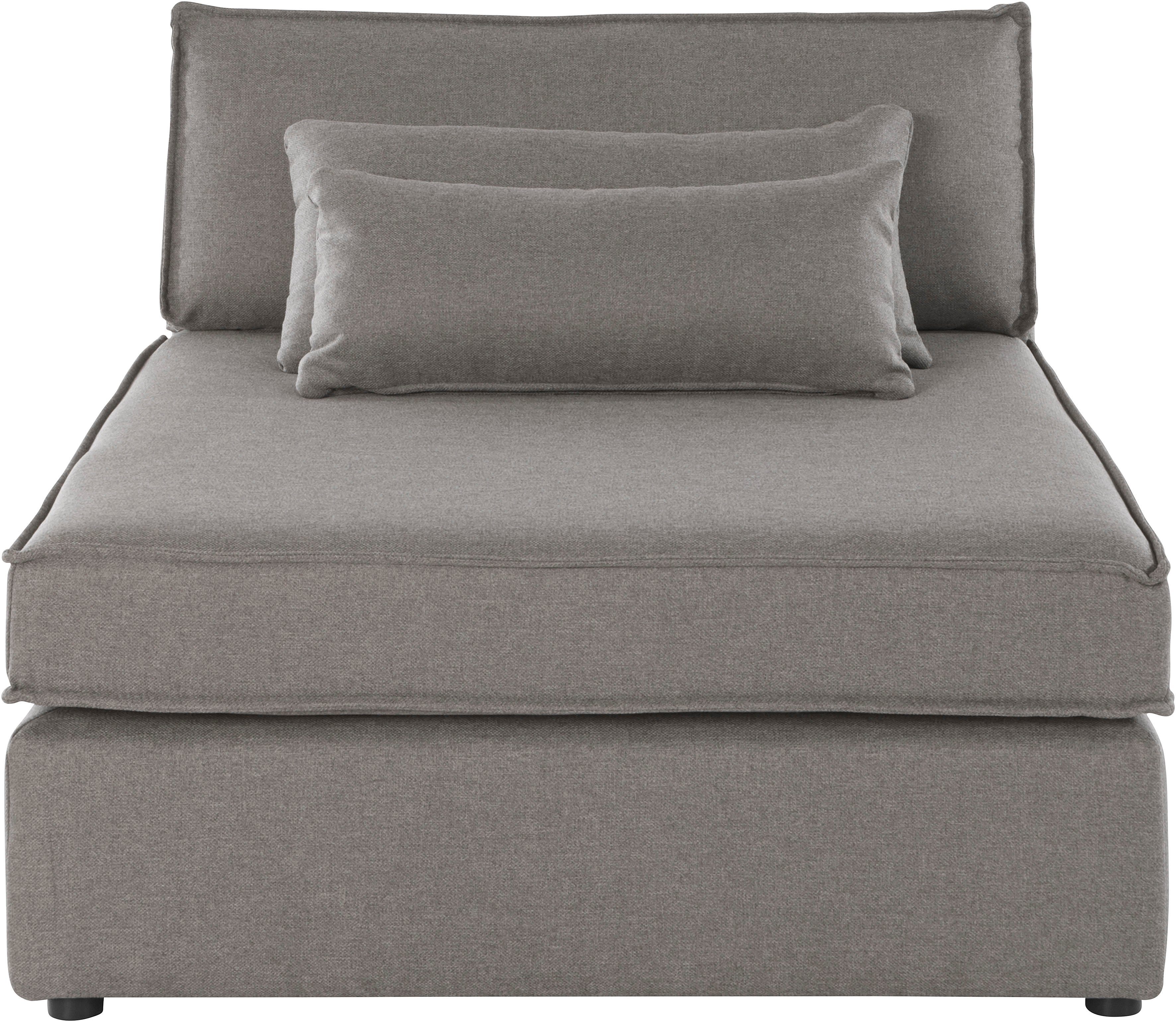 RAUM.ID Bank-middenelement Enid Deel van een modulaire bank, stevig zitcomfort, ook in breedribcord