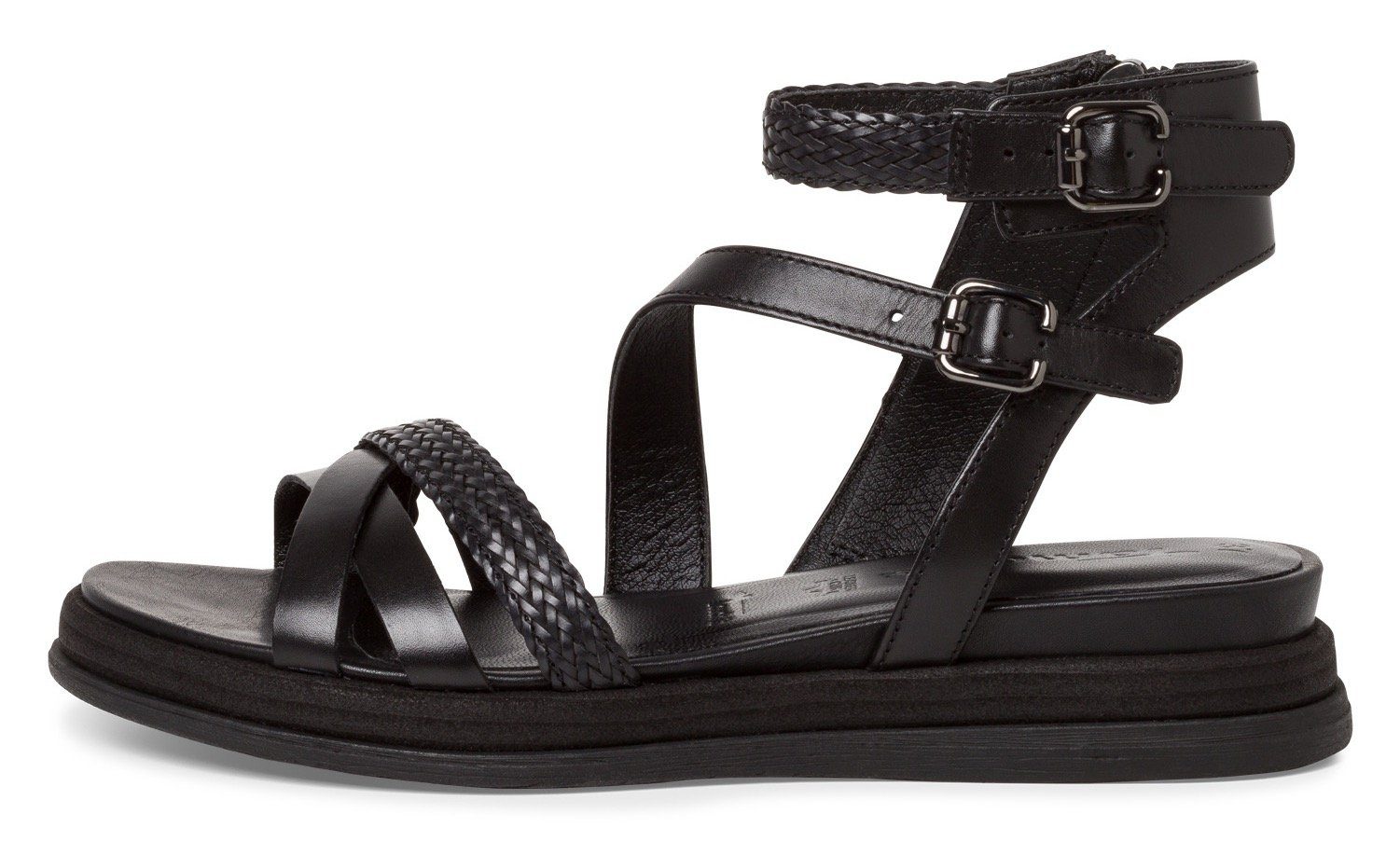 Tamaris Sandalen zomerschoen, sandaal, sleehak, met zijrits