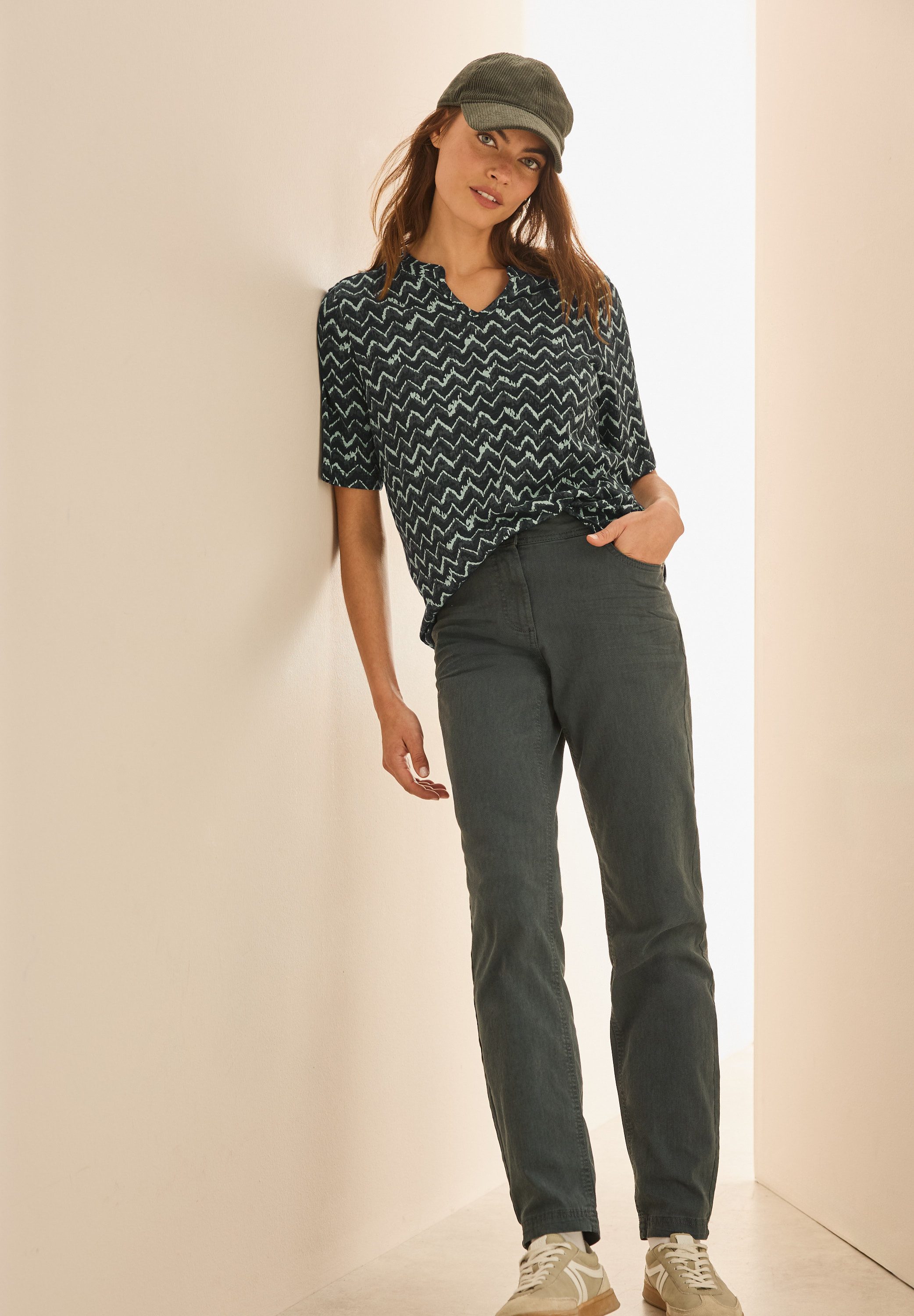 Cecil Tuniekshirt met print all-over