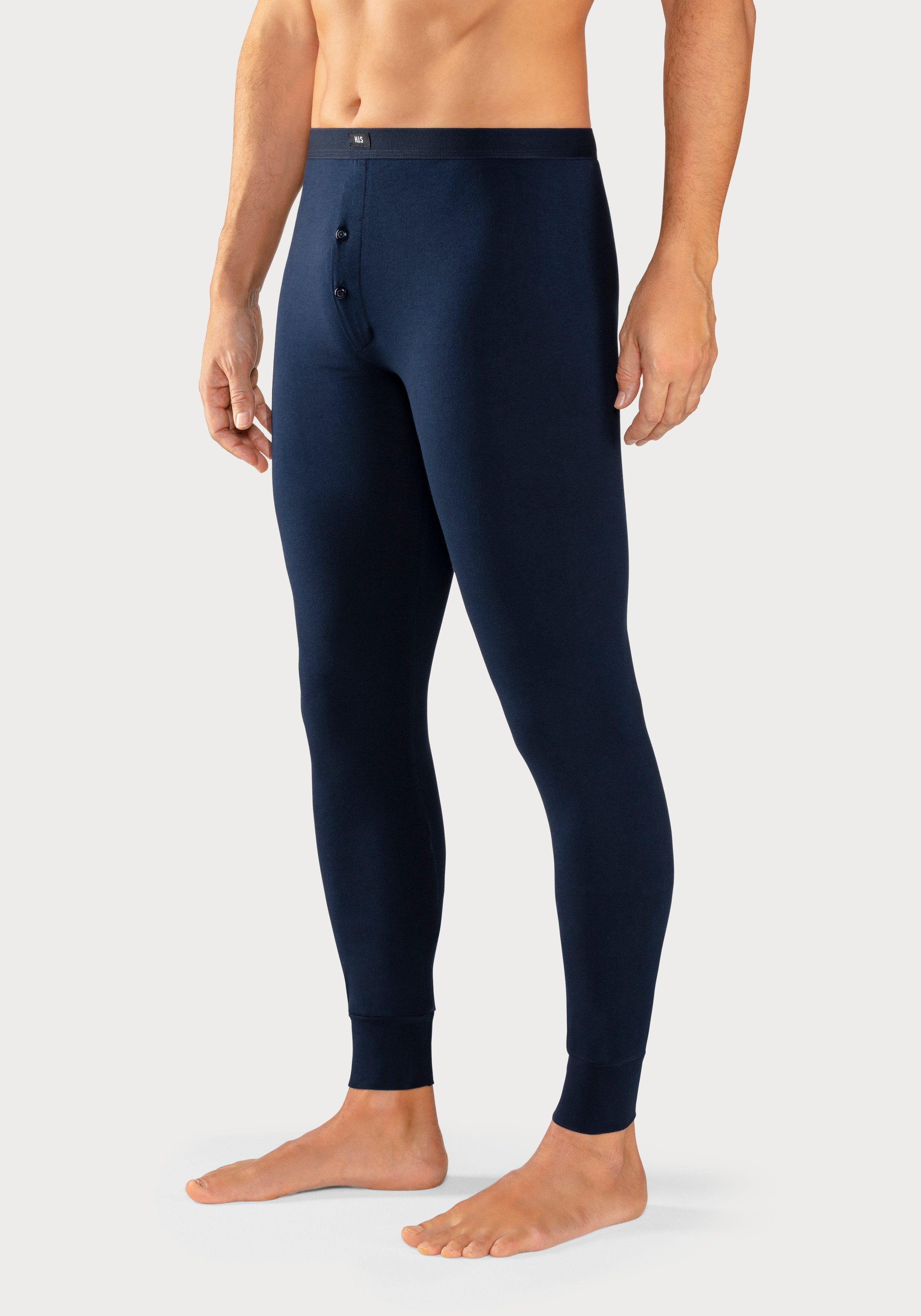 H.I.S Lange onderbroek met boord onder aan de pijpen (set, 2 stuks)