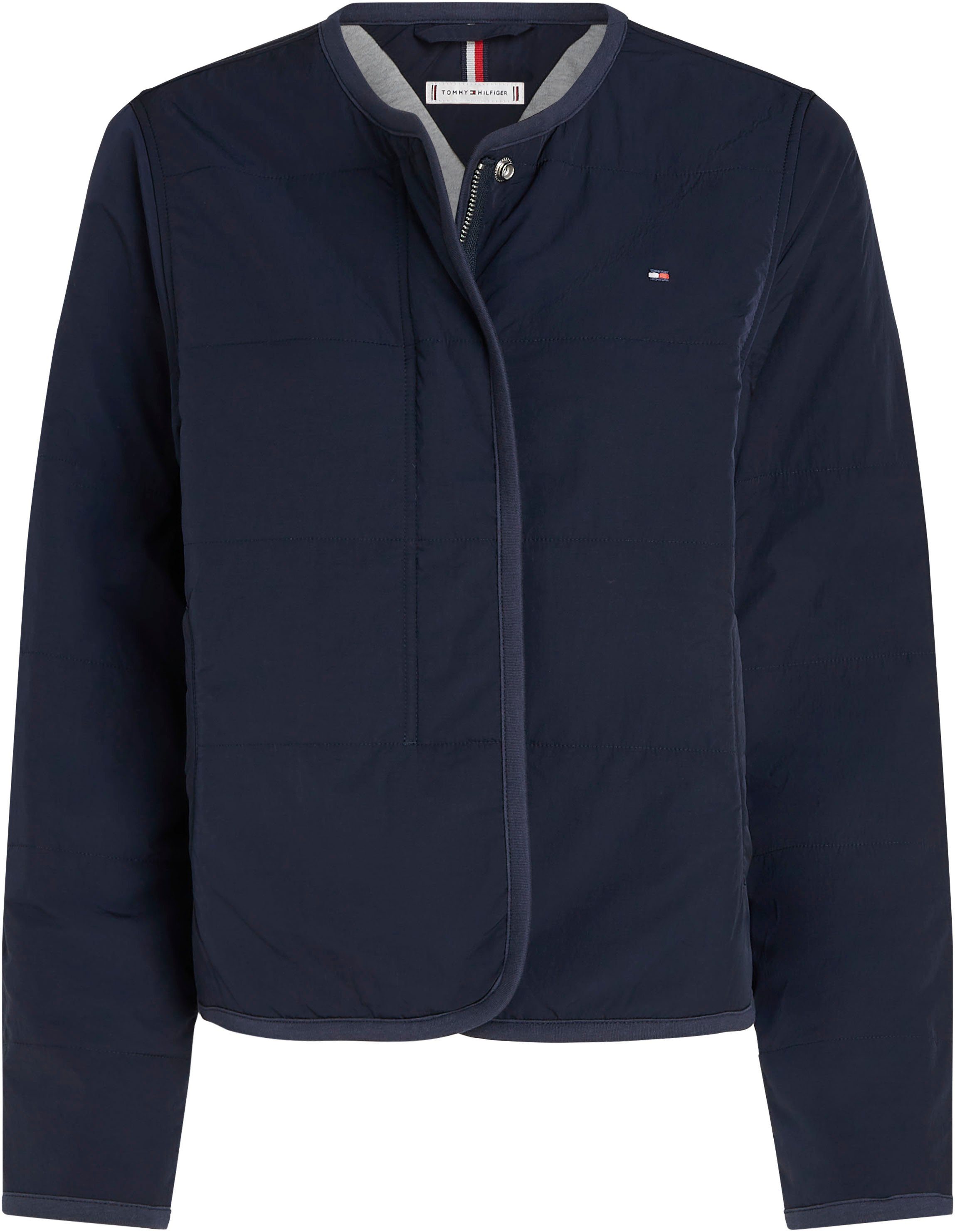 Tommy Hilfiger Gewatteerde jas JERSEY LINED JACKET met tommy jeans-merklabel