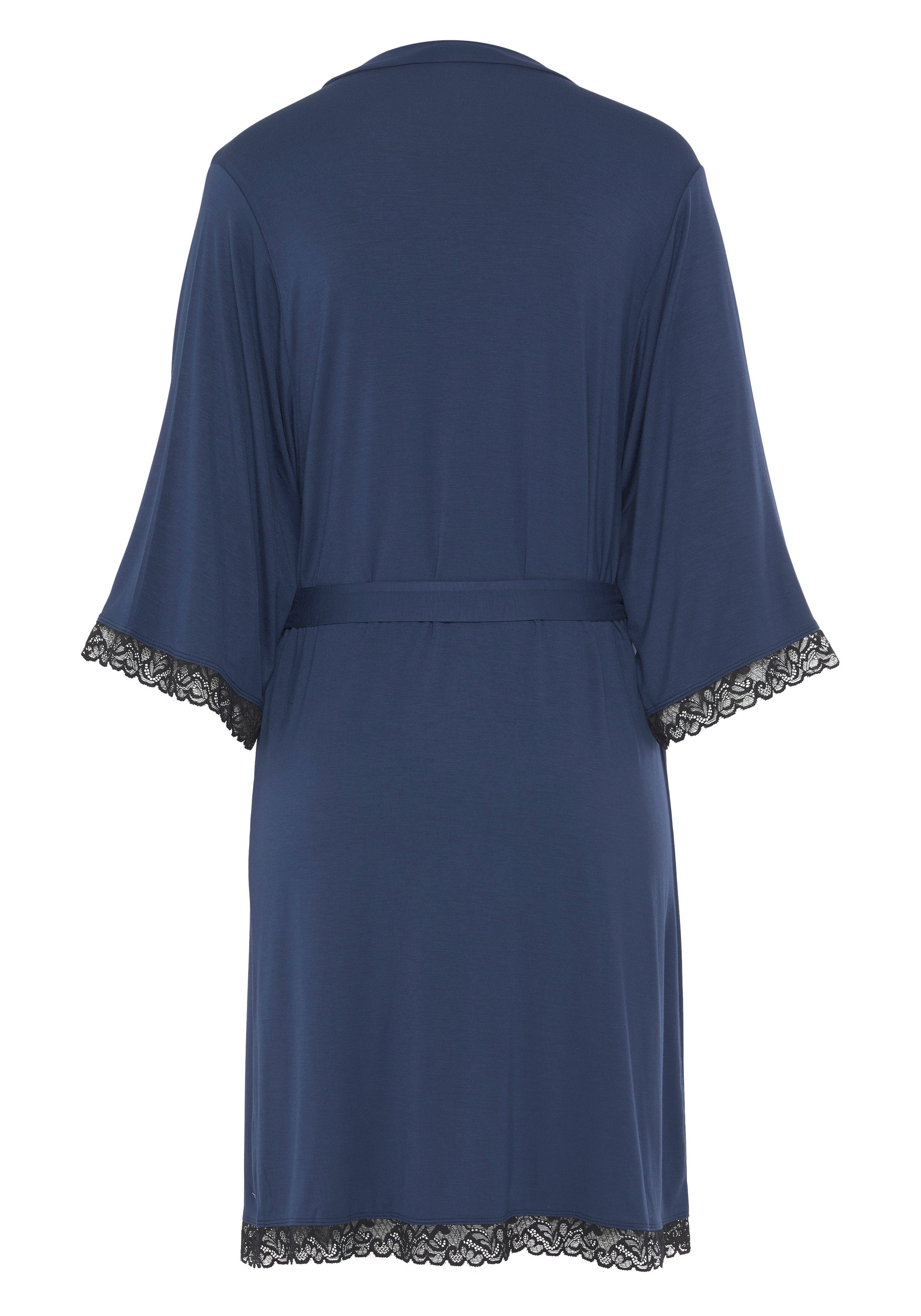Lascana Kimono met mooie kanten inzetten
