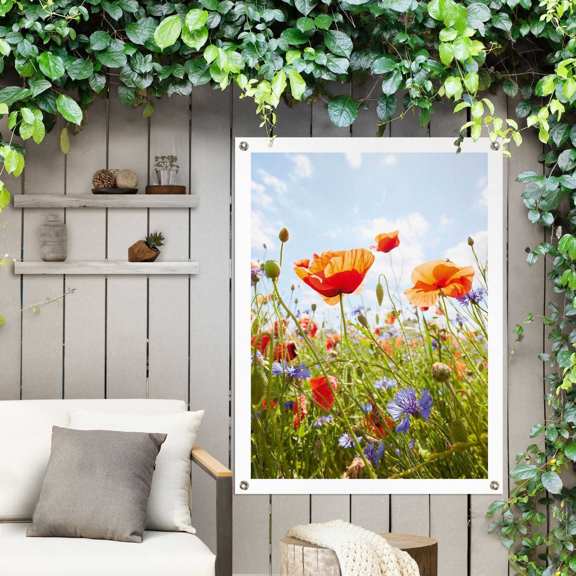 Reinders! Poster Bloemenveld Outdoor voor tuin of balkon