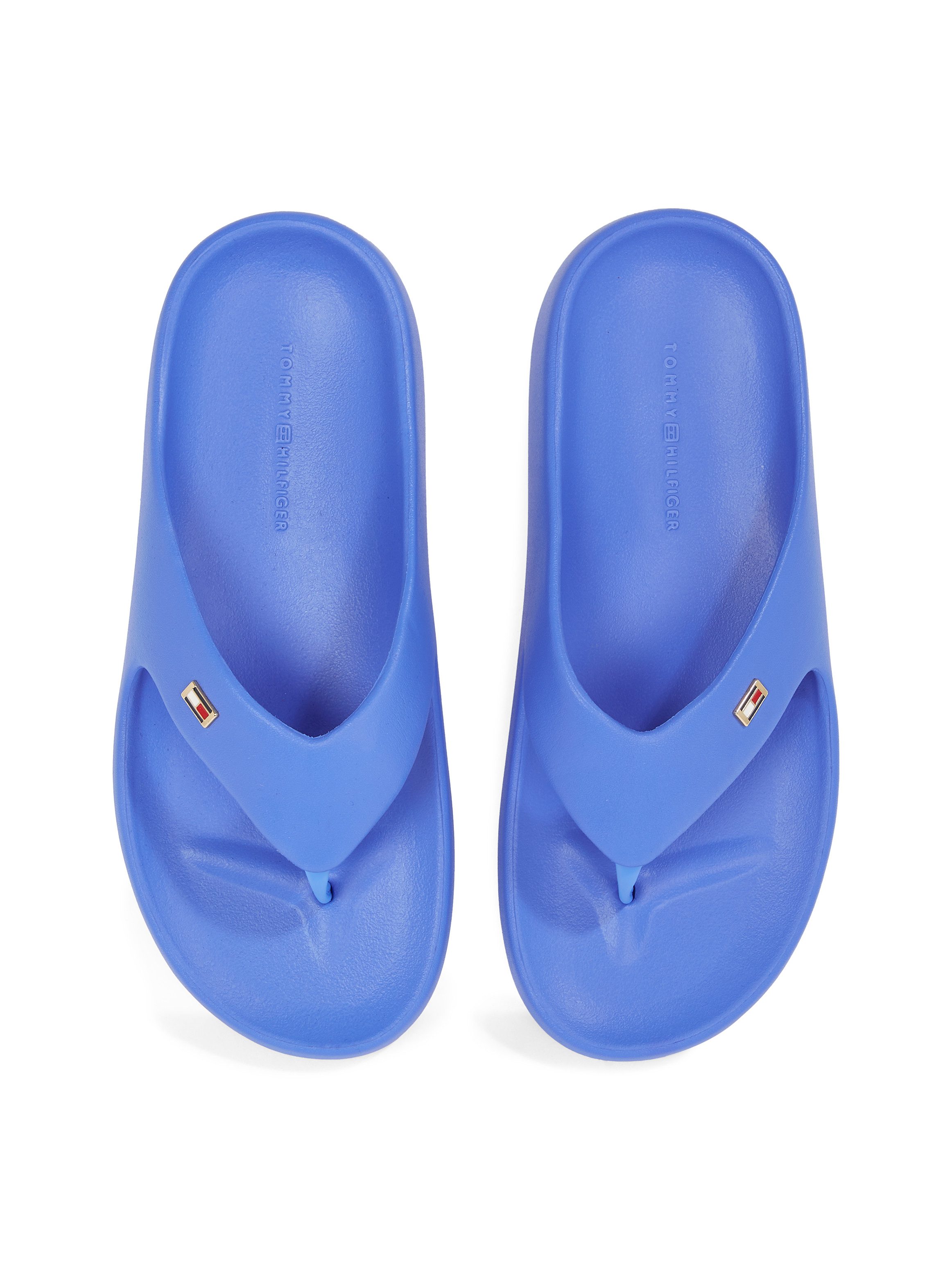 Tommy Hilfiger Teenslippers TH COMFORT BEACH SANDAL , dianette, zomerschoen, comfortabele schoen met kleine logoborduring