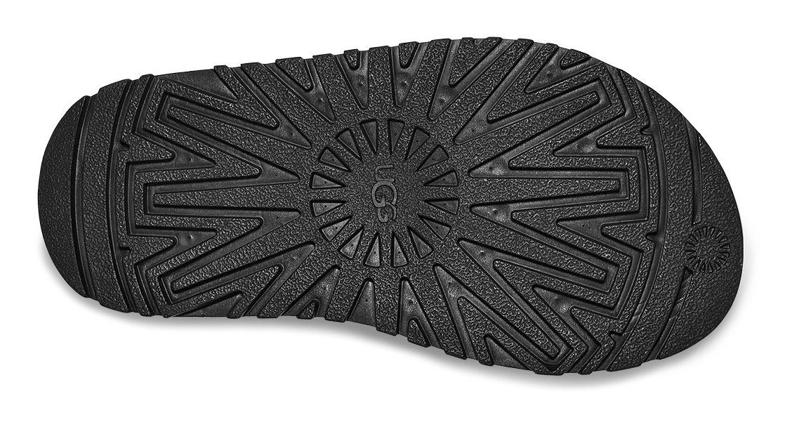 UGG Badslippers K GOLDENGLOW , zomerschoen, badschoen, plateauhak, met klittenbandsluiting
