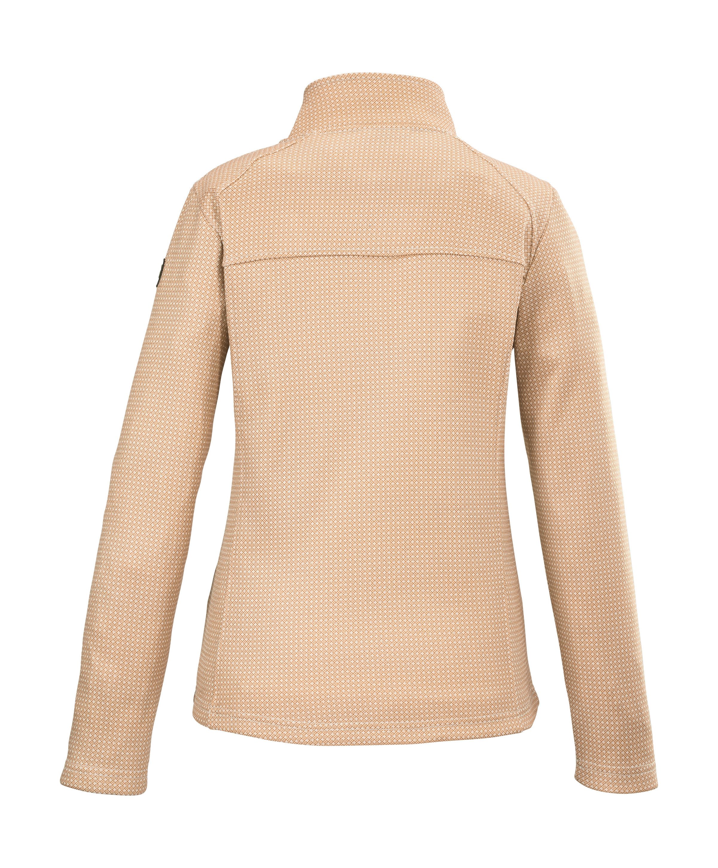 Killtec Fleecejack KOS 90 WMN FLC JCKT Elegante fleecejack met stretch, kinbescherming en ritszakken