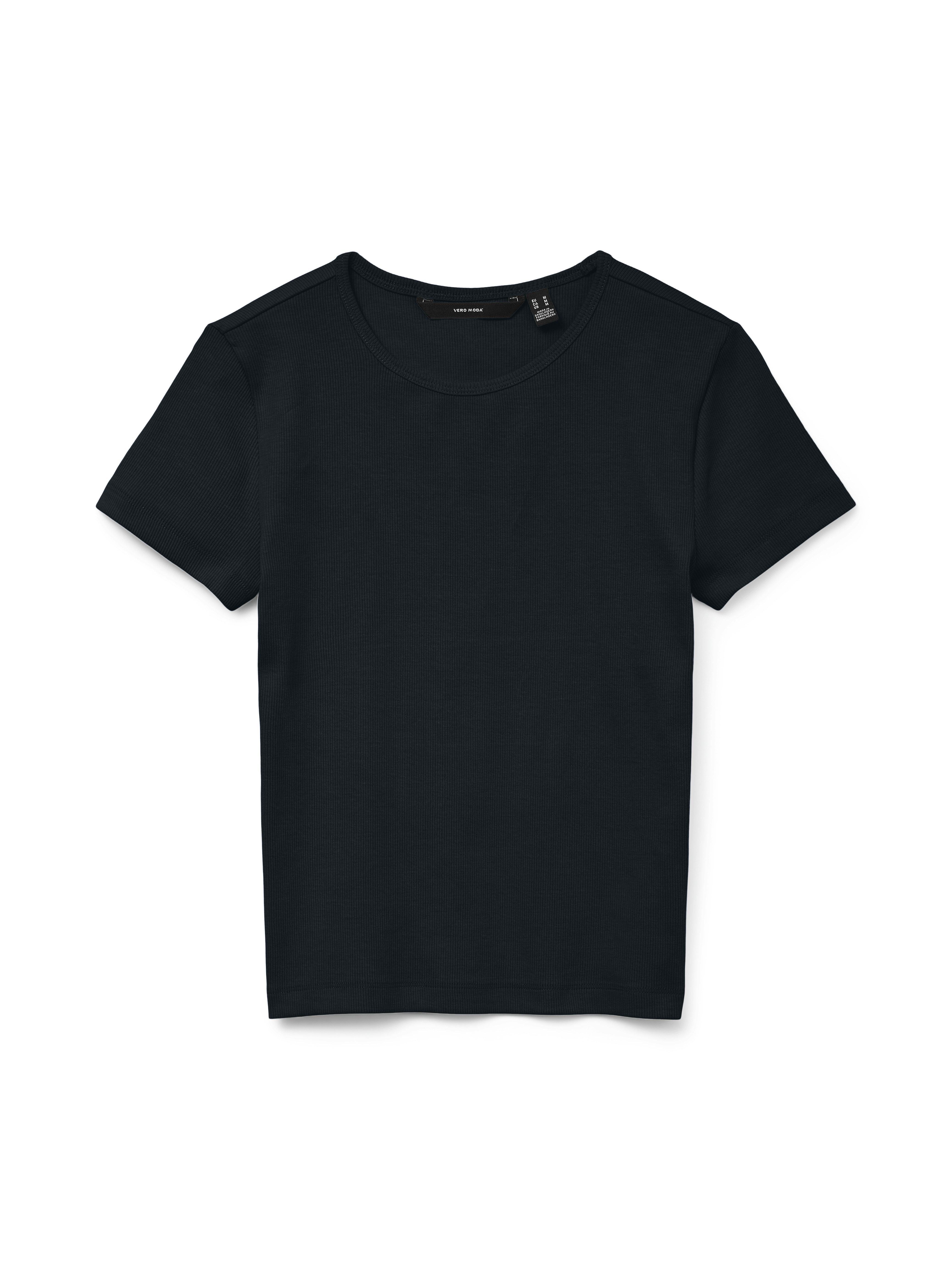 Vero Moda Shirt met ronde hals VMCHLOE SS SHORT TOP JRS NOOS