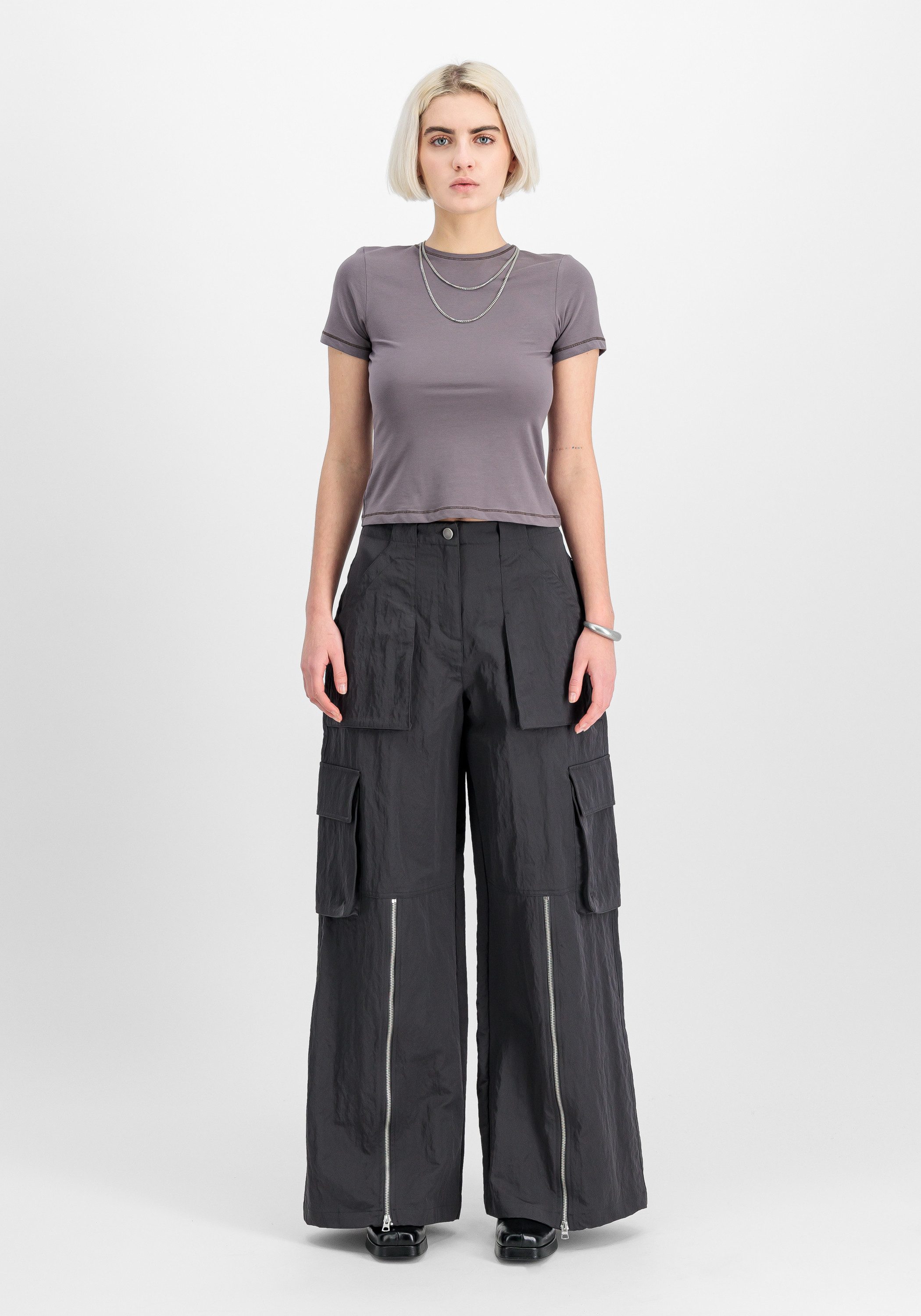 Alpha Industries Cargobroek Alpha Industries Women - Pants Zipped Leg Cargo Pants W