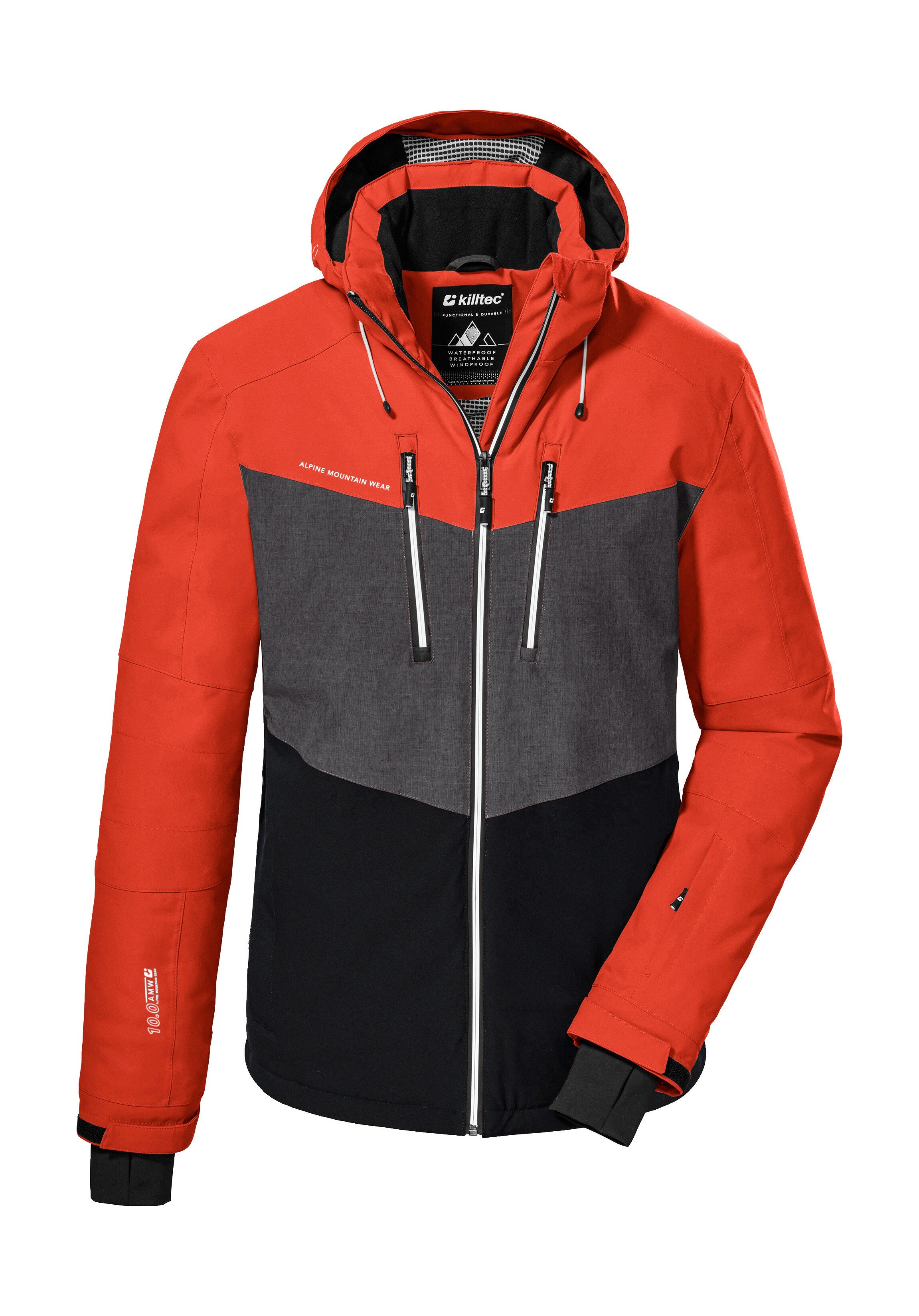 Killtec Ski-jack KSW 45 MN SKI JCKT heren jassen maat XL oranje