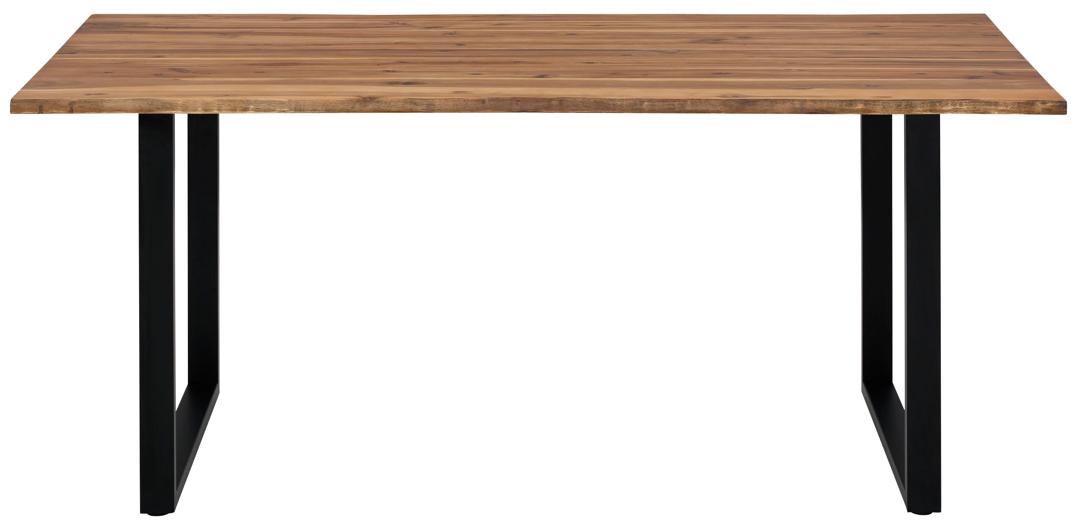 Home affaire Tafel met hout Jenny I Massief hout, dikte van het tafelblad 26 mm, in verschillende afmetingen