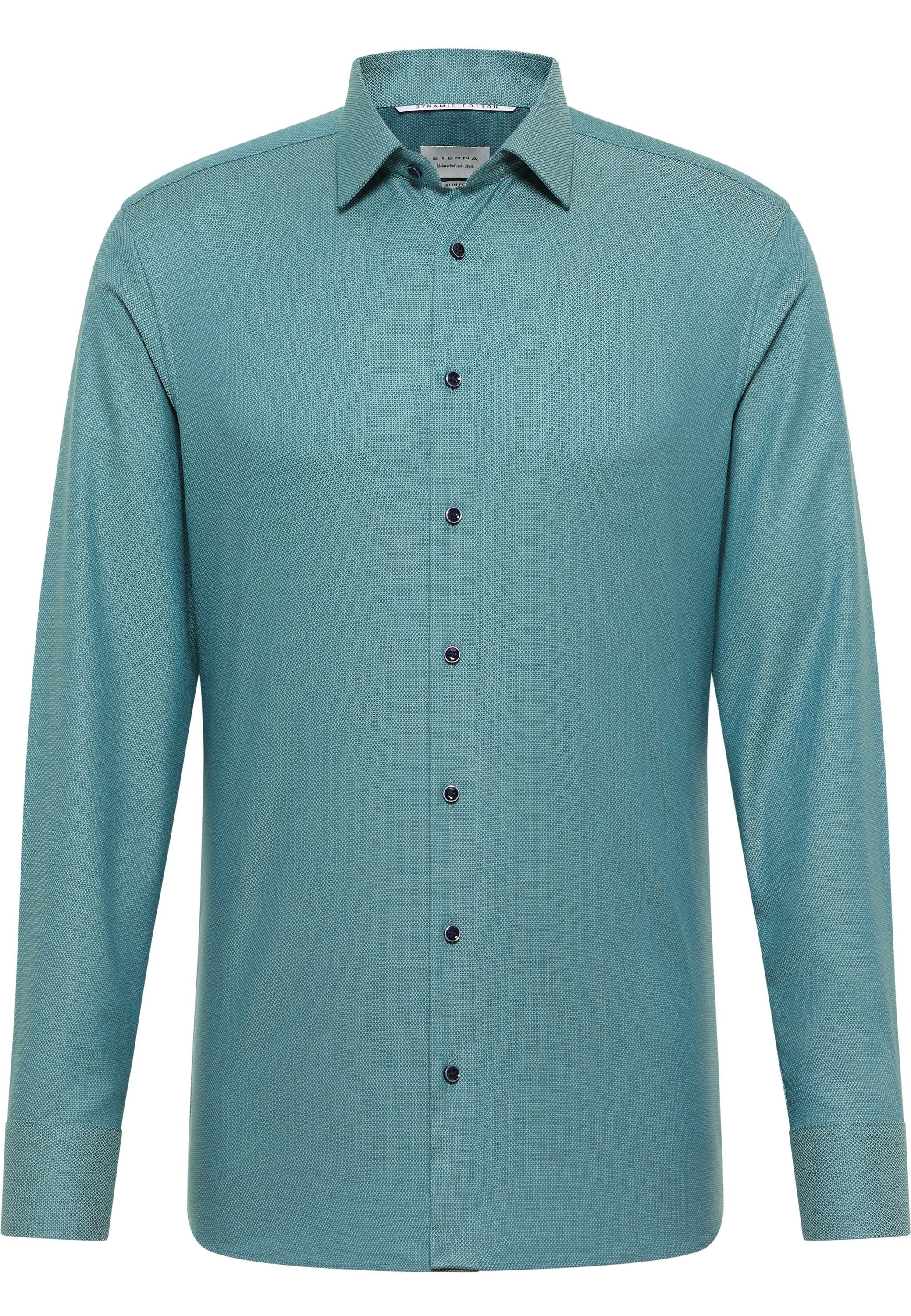 Eterna Overhemd met lange mouwen Slim fit NON IRON (strijkvrij)