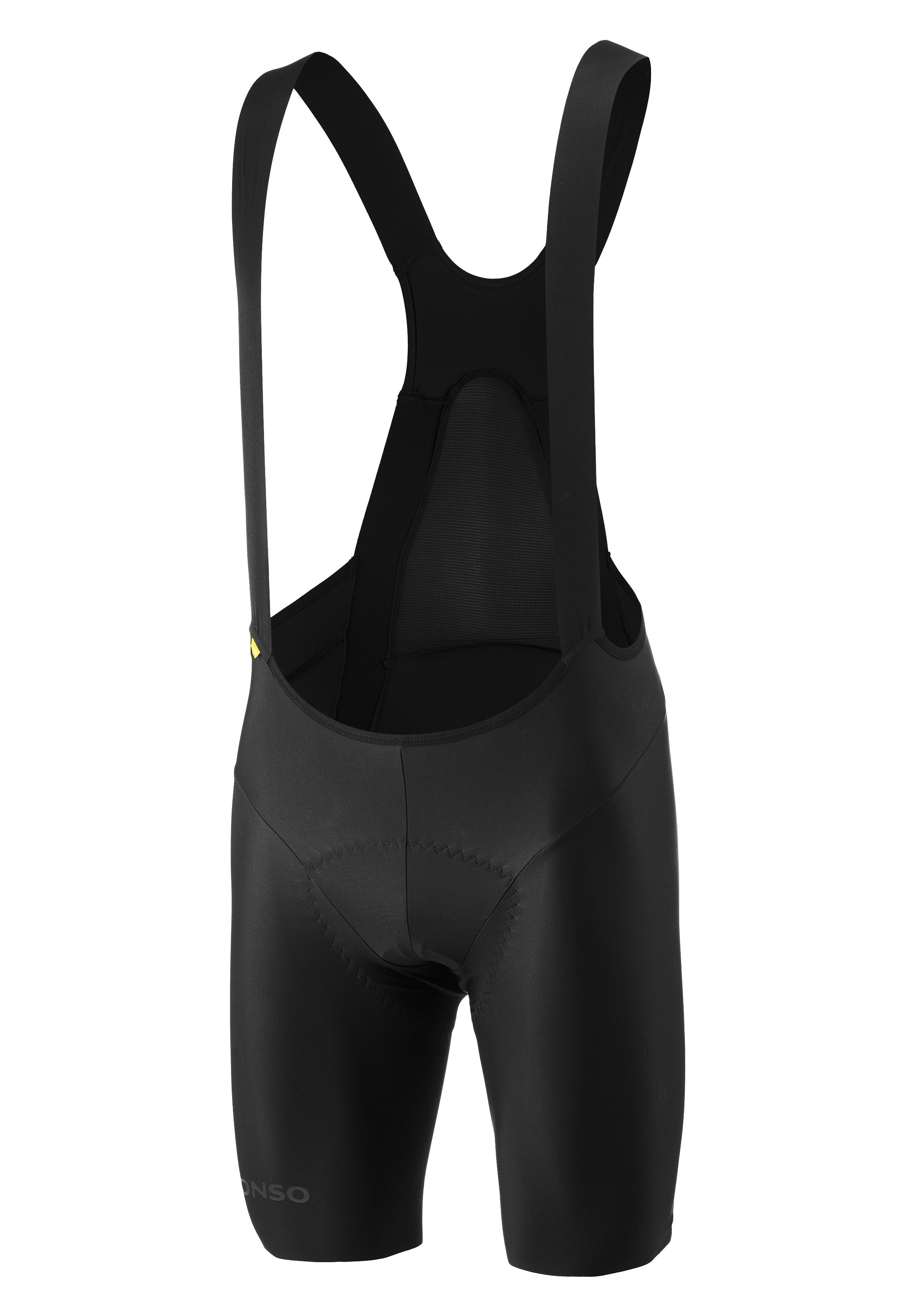 Gonso Fietsbroek Ride Miles Bib Circle M Rutschsichere beenafsluitingen met lasercut