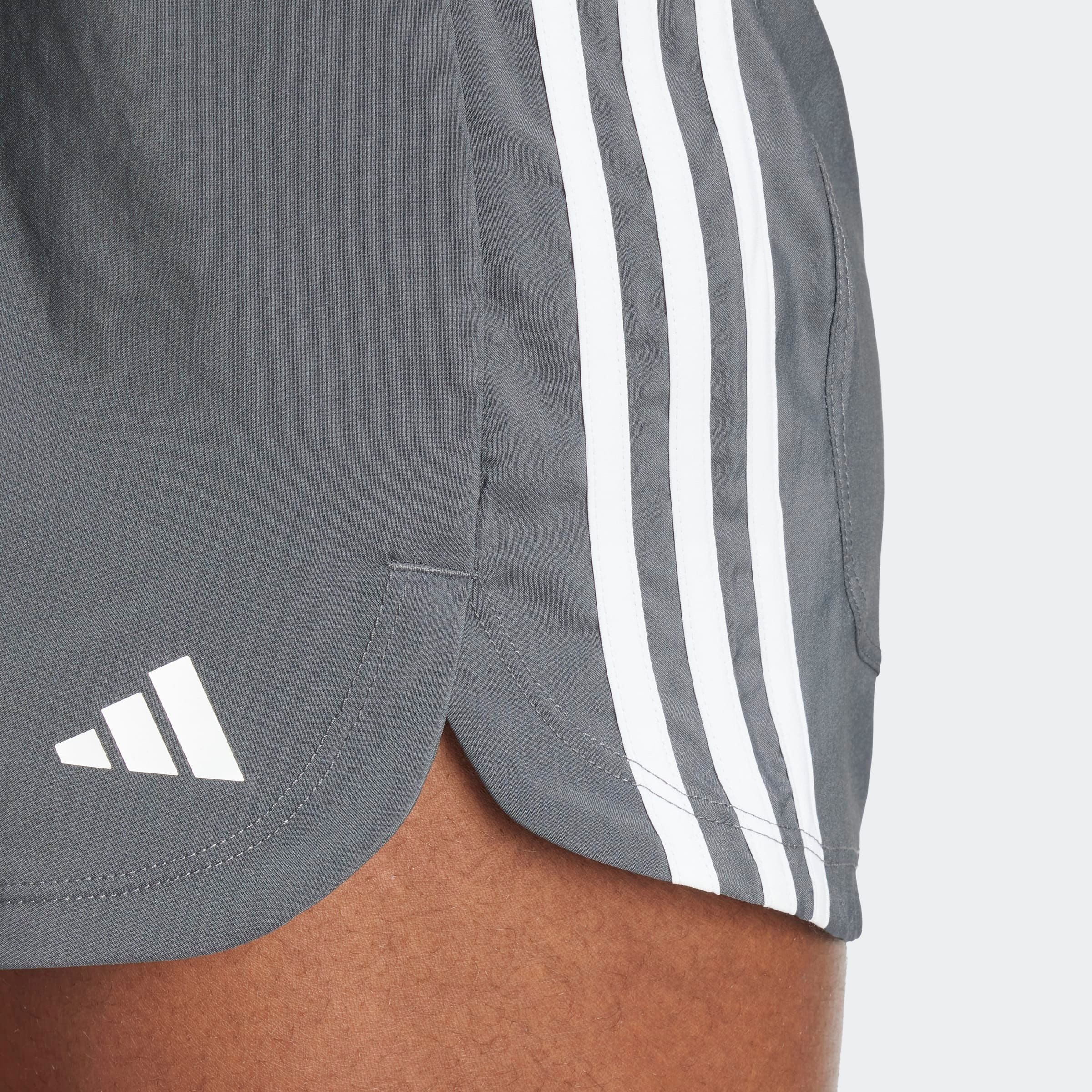 adidas Performance Short PACER WVN HIGH Geweven trainingsshorts met hoge taille (1-delig)