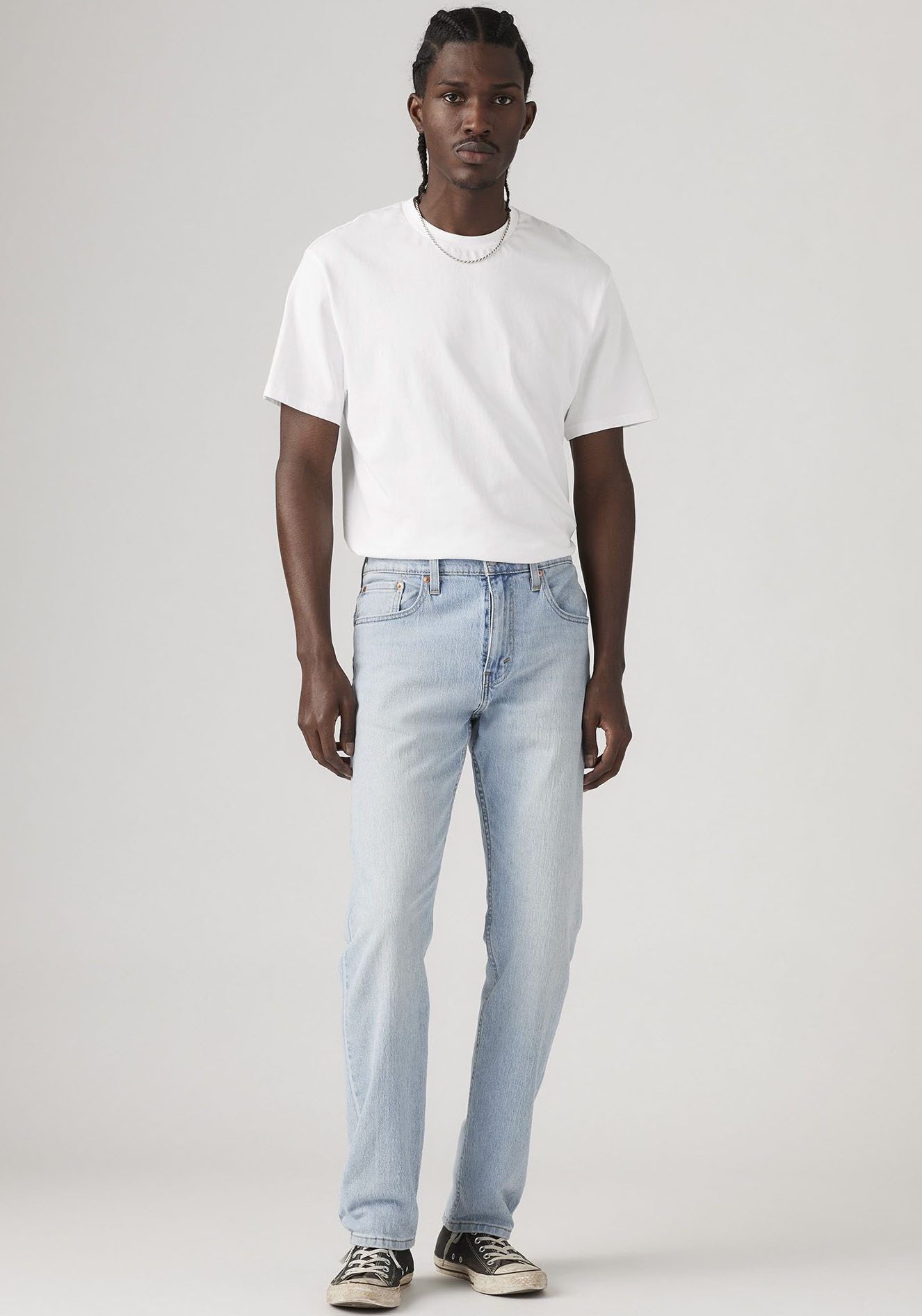 Levi's Tapered jeans 502 TAPER in een elegante, moderne stijl heren tapered jeans maat 36 blauw