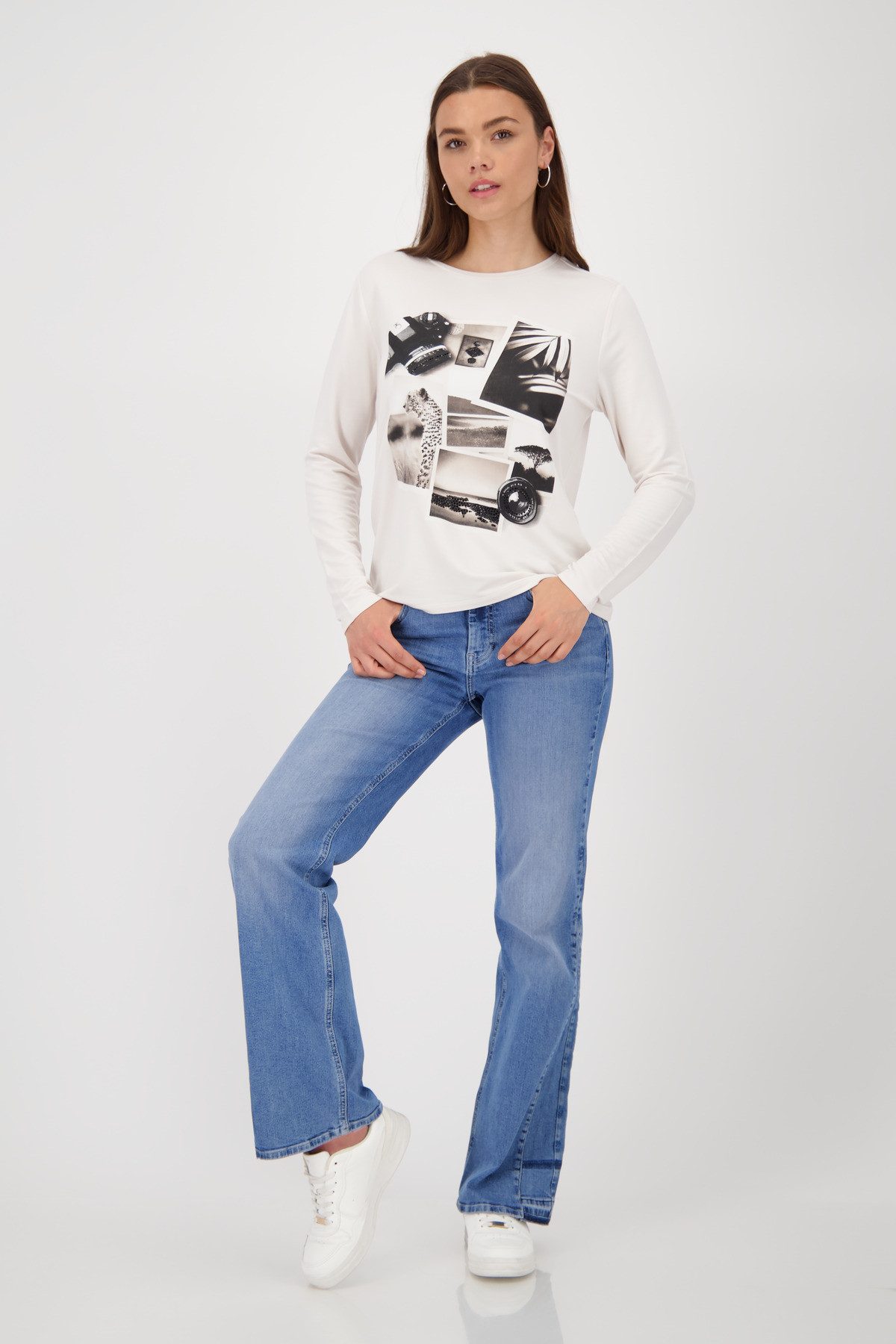 Monari Shirt met lange mouwen Shirt Collage