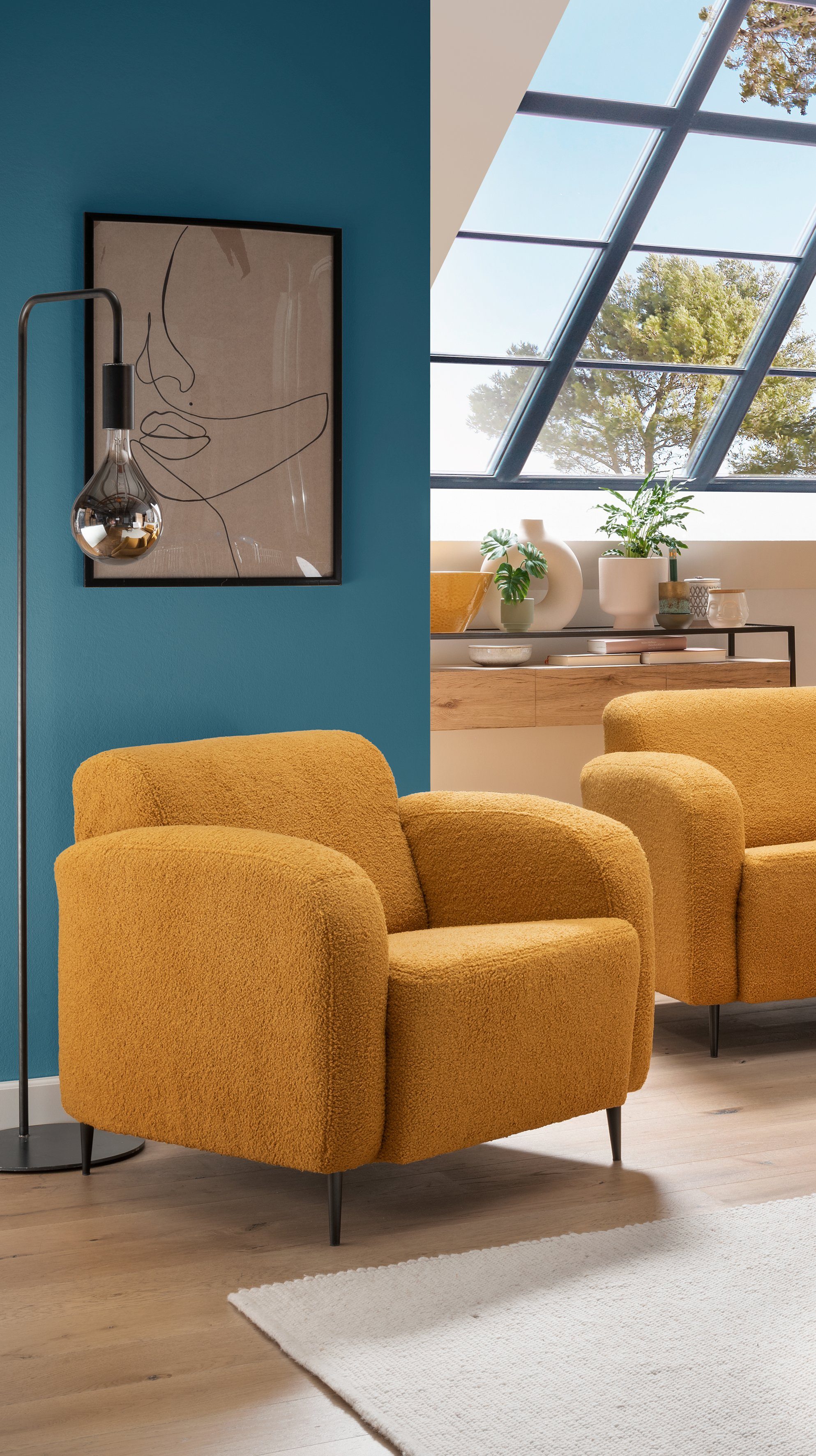 INOSIGN Cocktailfauteuil Marron ook verkrijgbaar als 2-zits en 3-zits